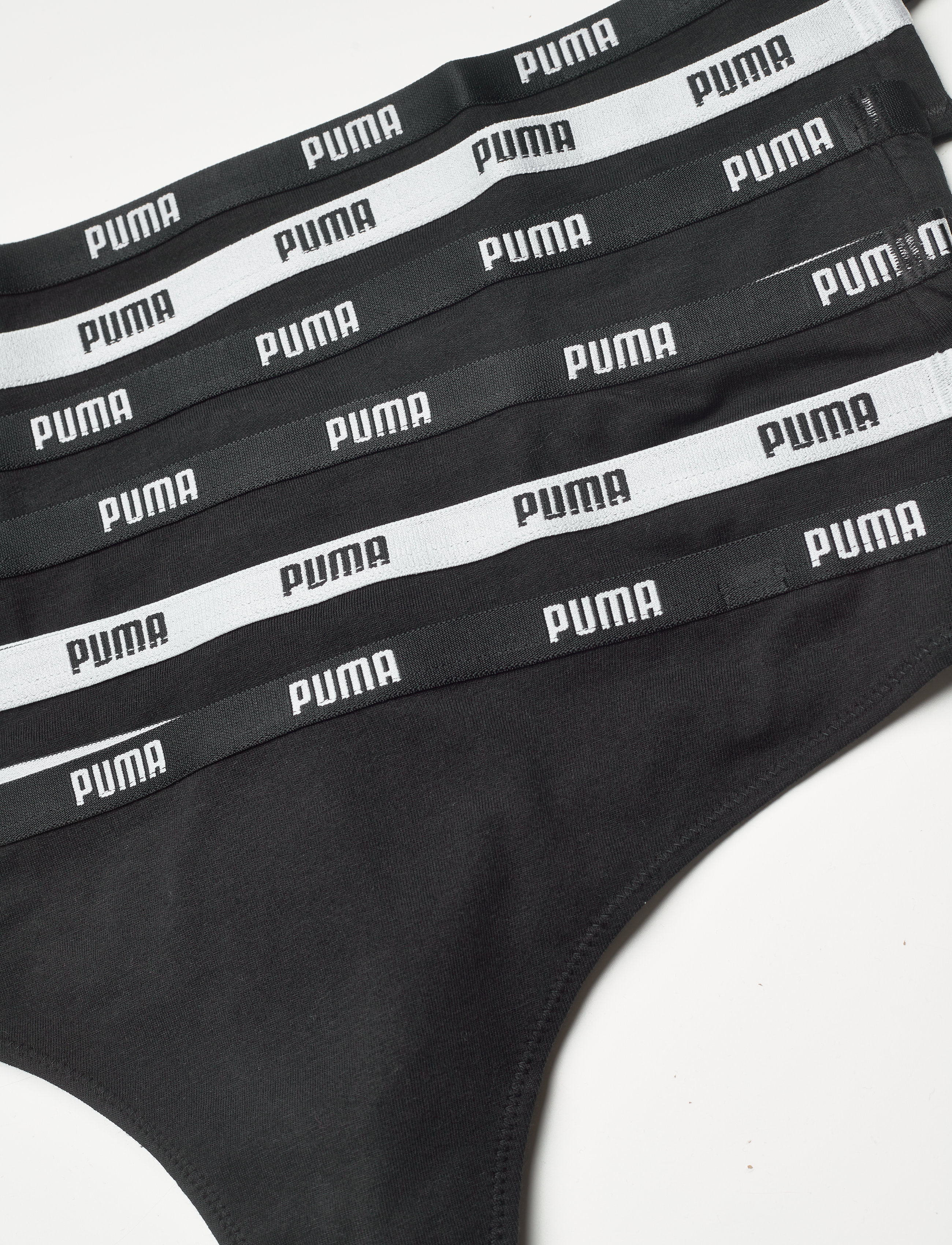 PUMA - PUMA WOMEN STRING 6P ECOM - unterwäsche & socken - black - 1