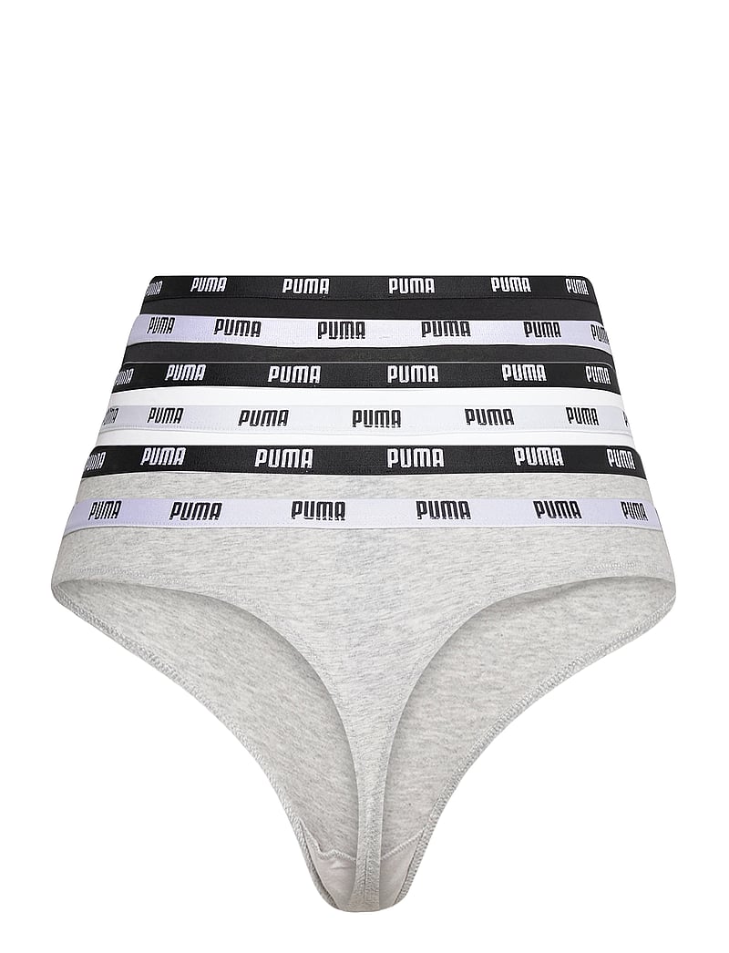 PUMA - PUMA WOMEN STRING 6P ECOM - underkläder - grey/black/white - 2