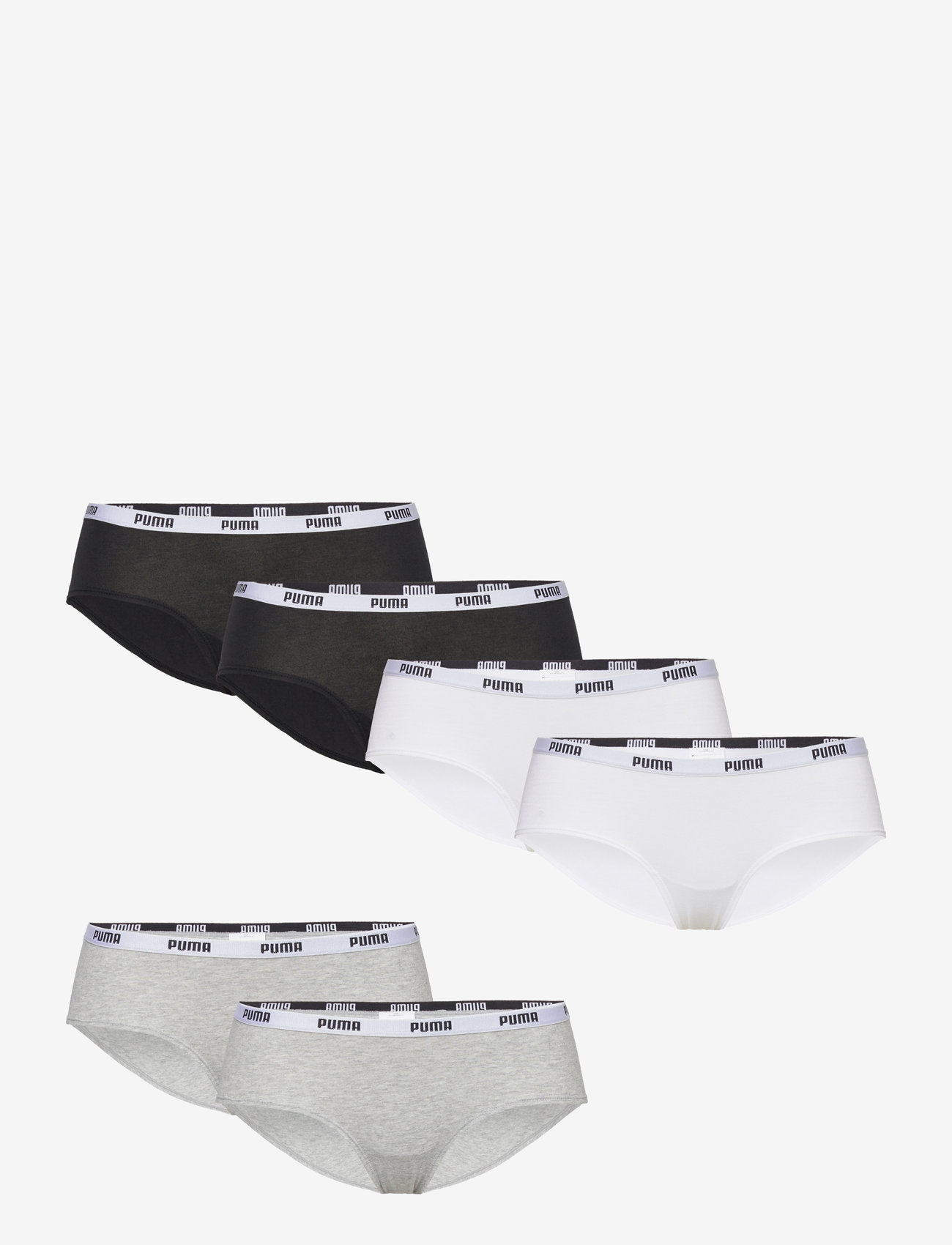 PUMA - PUMA WOMEN HIPSTER 6P ECOM - damen - white / grey / black - 0