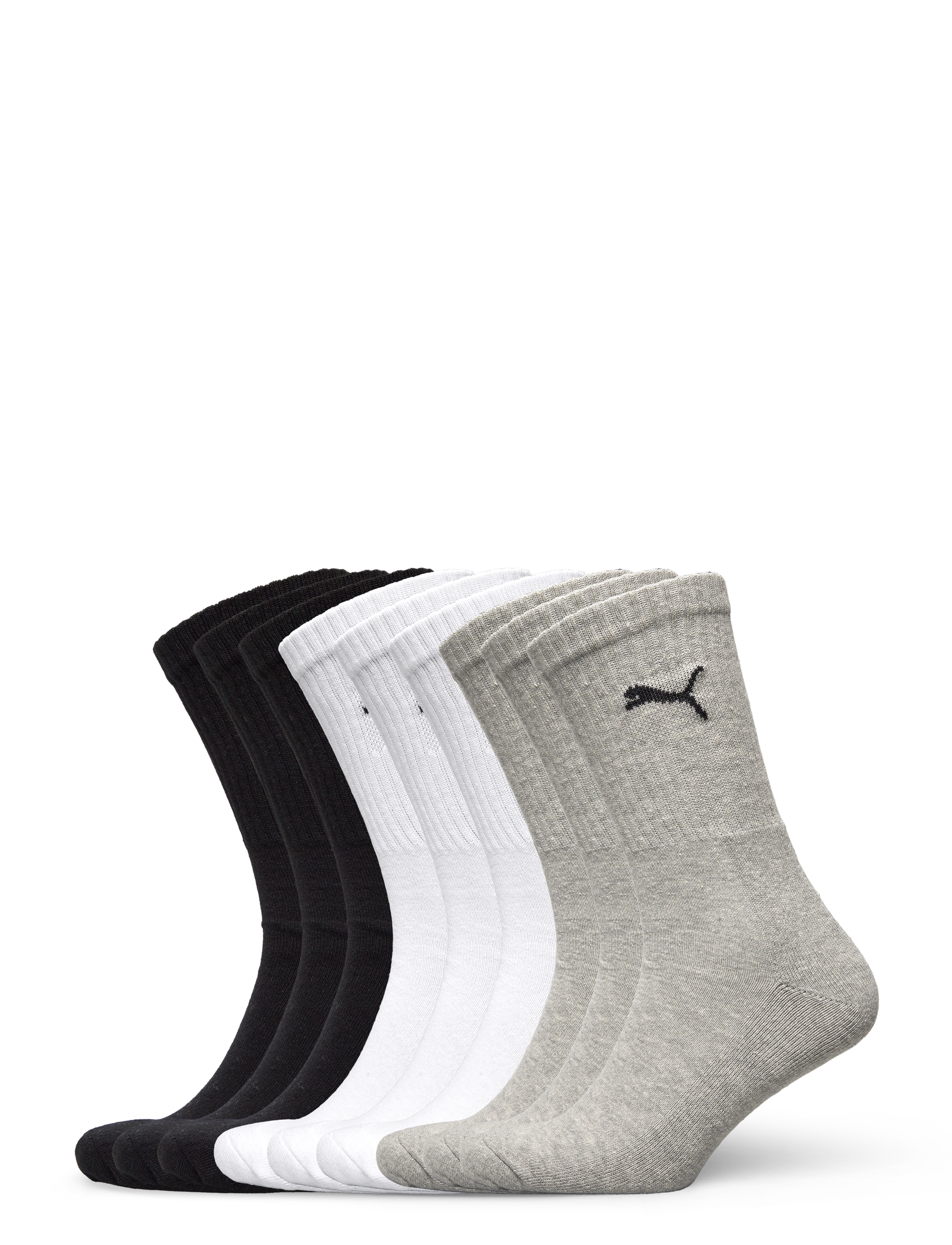 PUMA PUMA CREW SOCK 9P ECOM - PUMA - WHITE / GREY / BLACK / grey