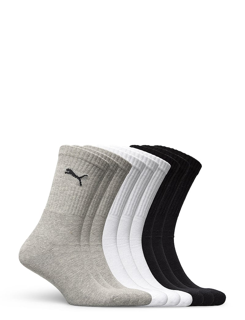 PUMA - PUMA CREW SOCK 9P ECOM - spordisokid - white / grey / black - 1