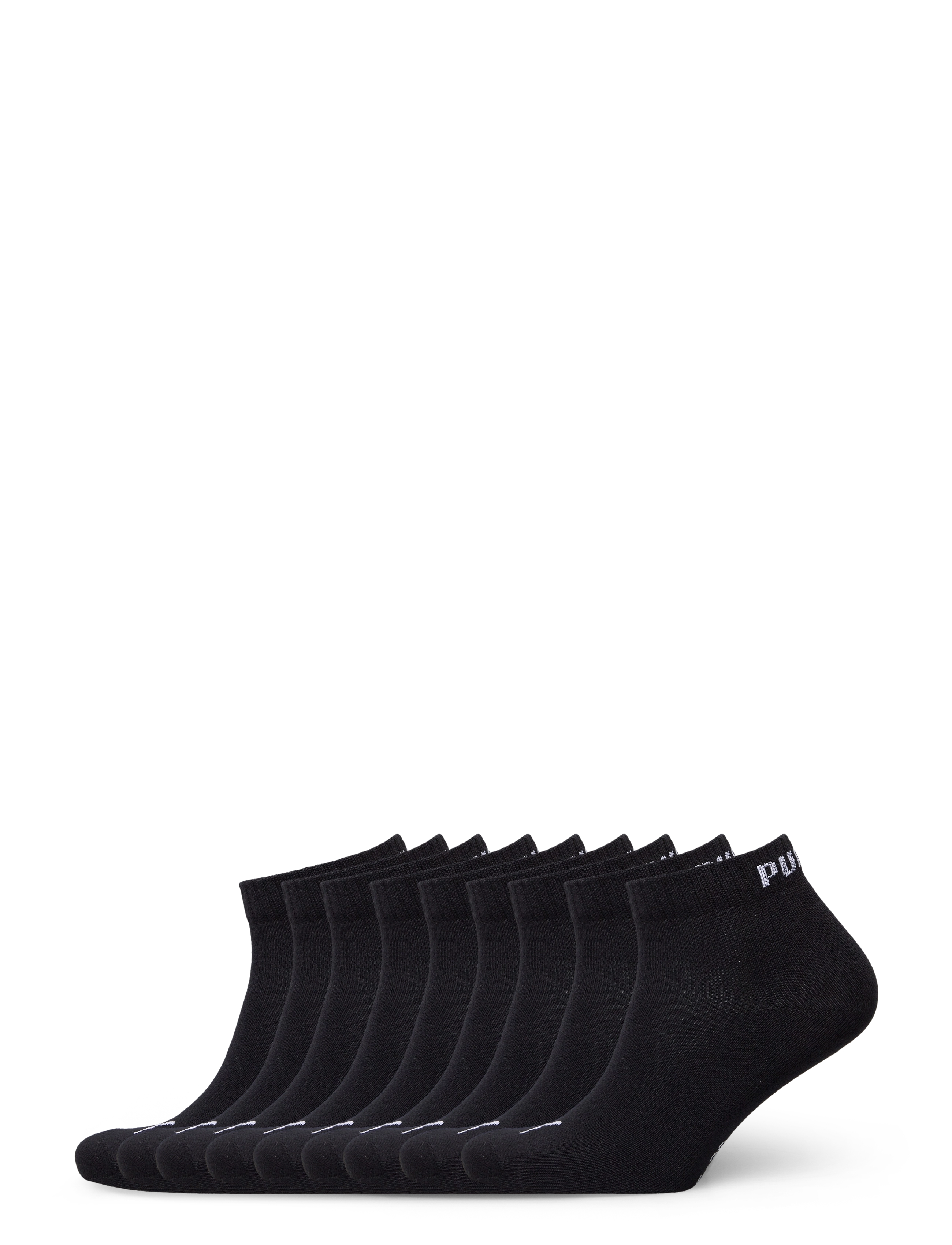 PUMA PUMA UNISEX QUARTER PLAIN 9P ECOM - Strømper - BLACK / black