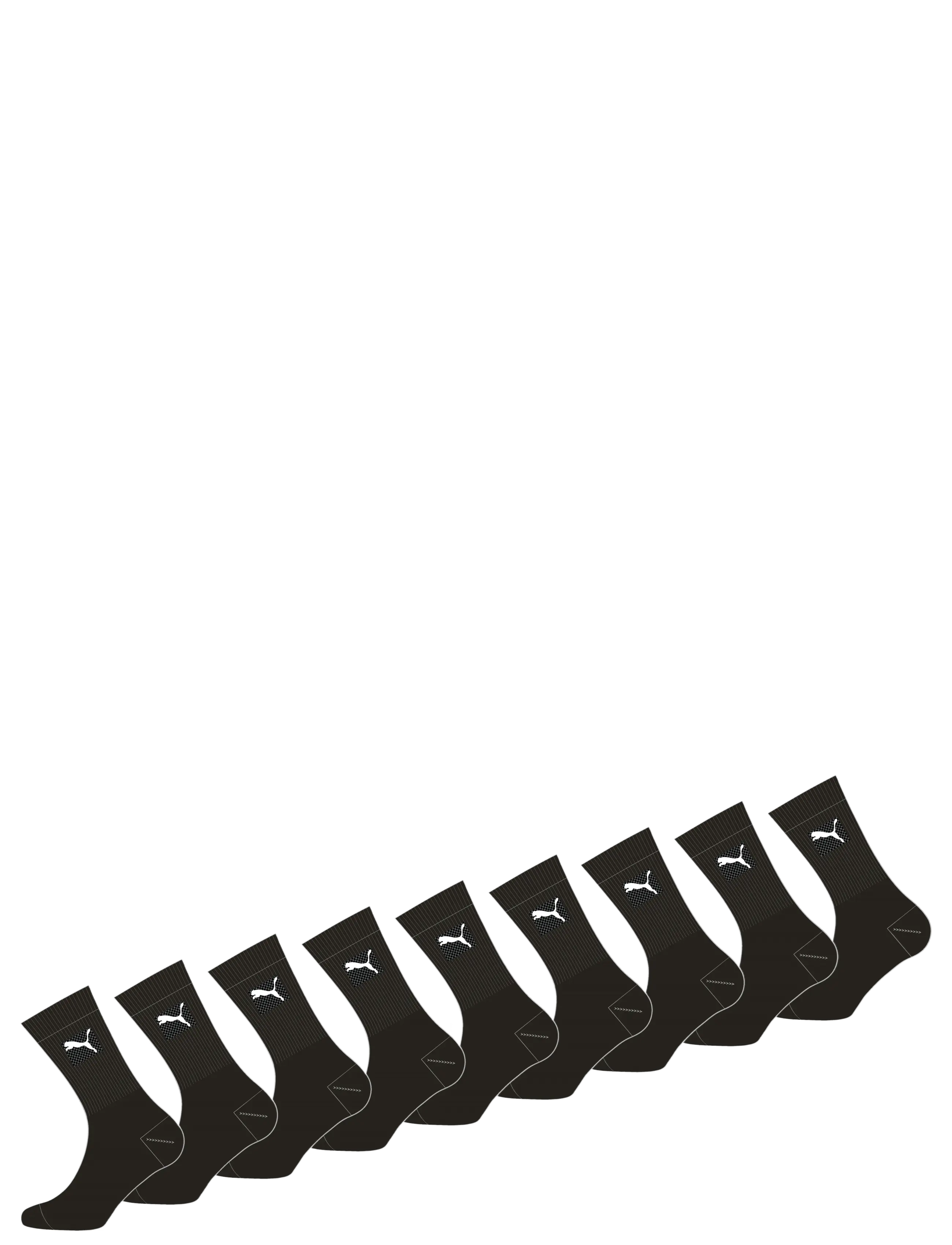 PUMA - PUMA JUNIOR CREW SOCK 9P ECOM - sokid - black - 2