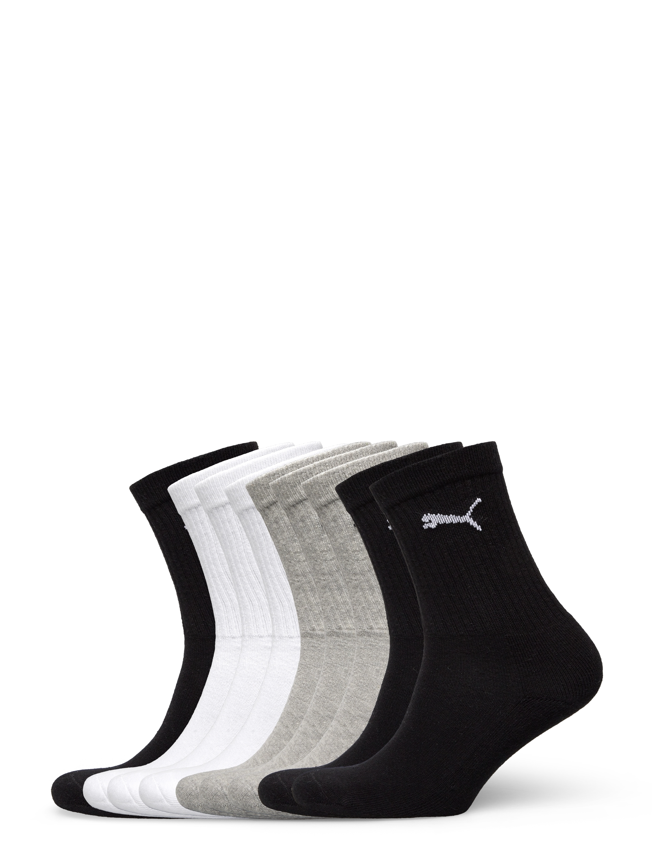 PUMA PUMA JUNIOR CREW SOCK 9P ECOM - Socks - GREY/WHITE/BLACK / black