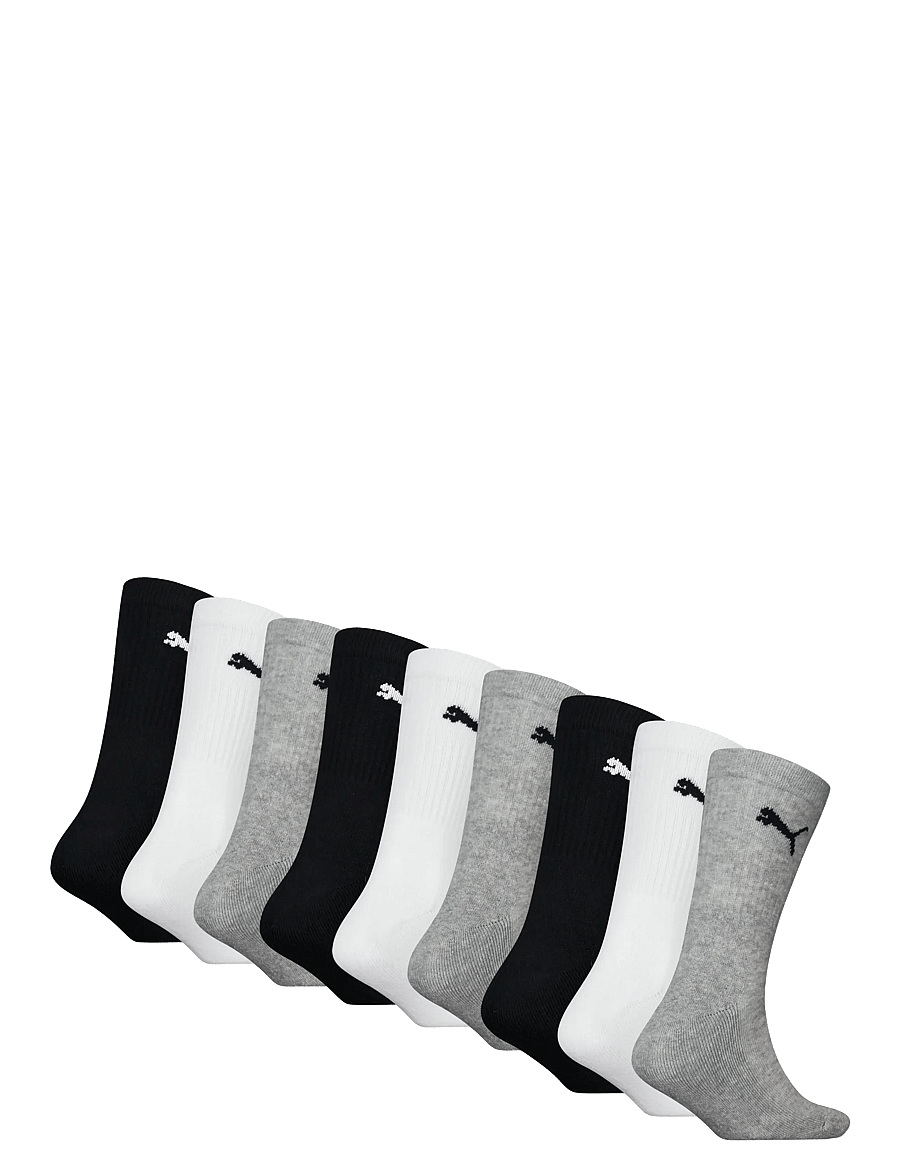 PUMA - PUMA JUNIOR CREW SOCK 9P ECOM - strumpor - grey/white/black - 1