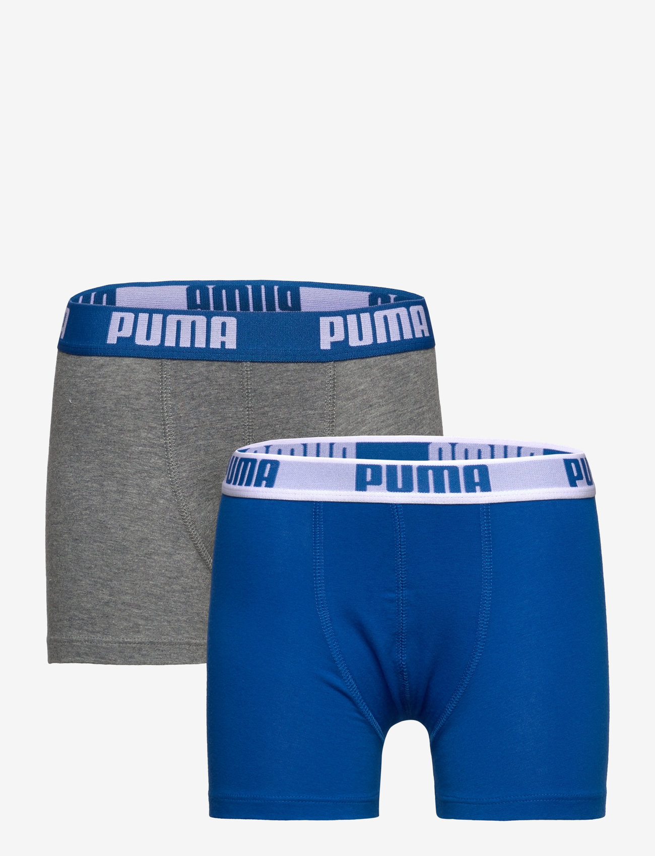 PUMA - PUMA BOYS BASIC BOXER 2P - blue / grey - 0