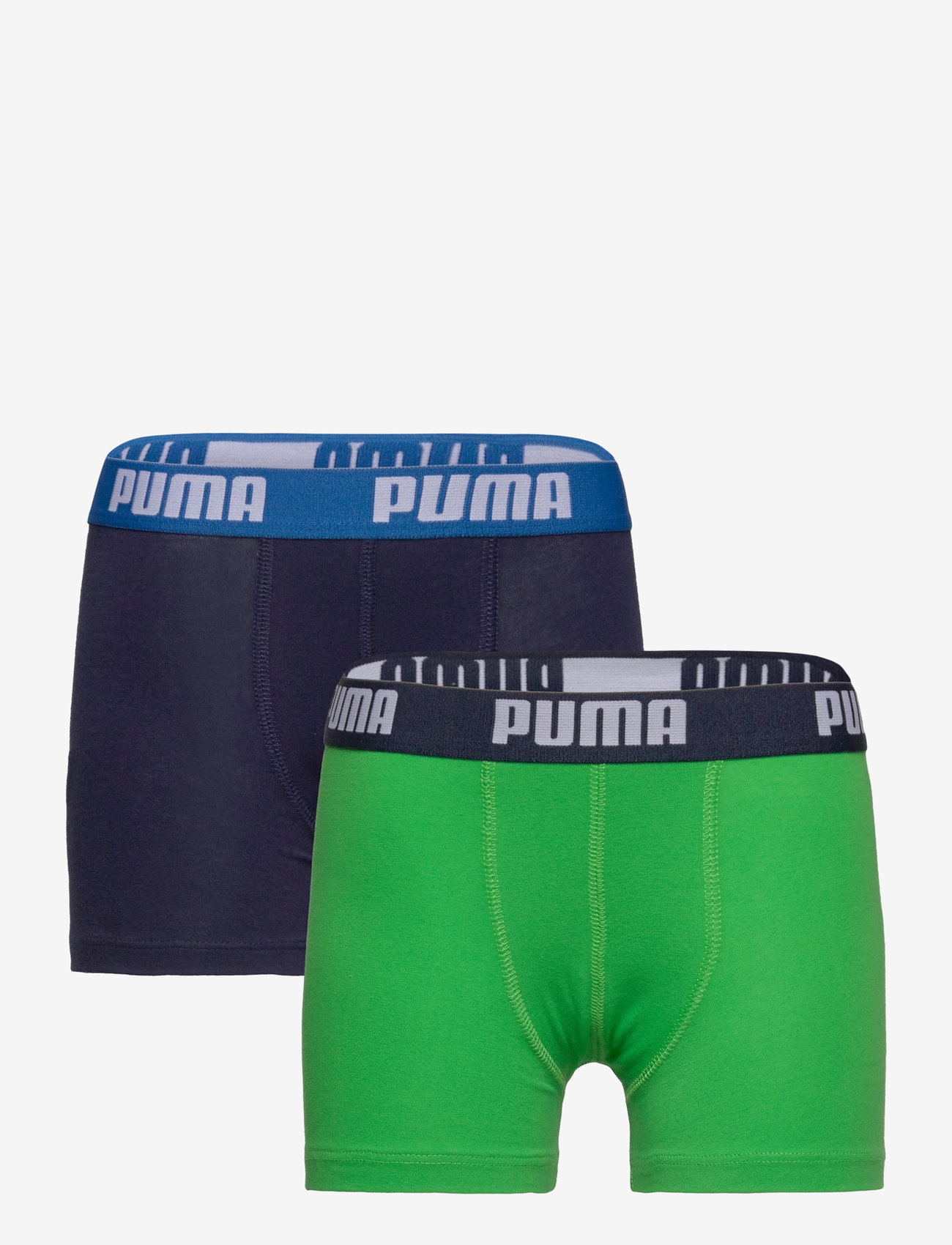 PUMA - PUMA BOYS BASIC BOXER 2P - green / blue - 0