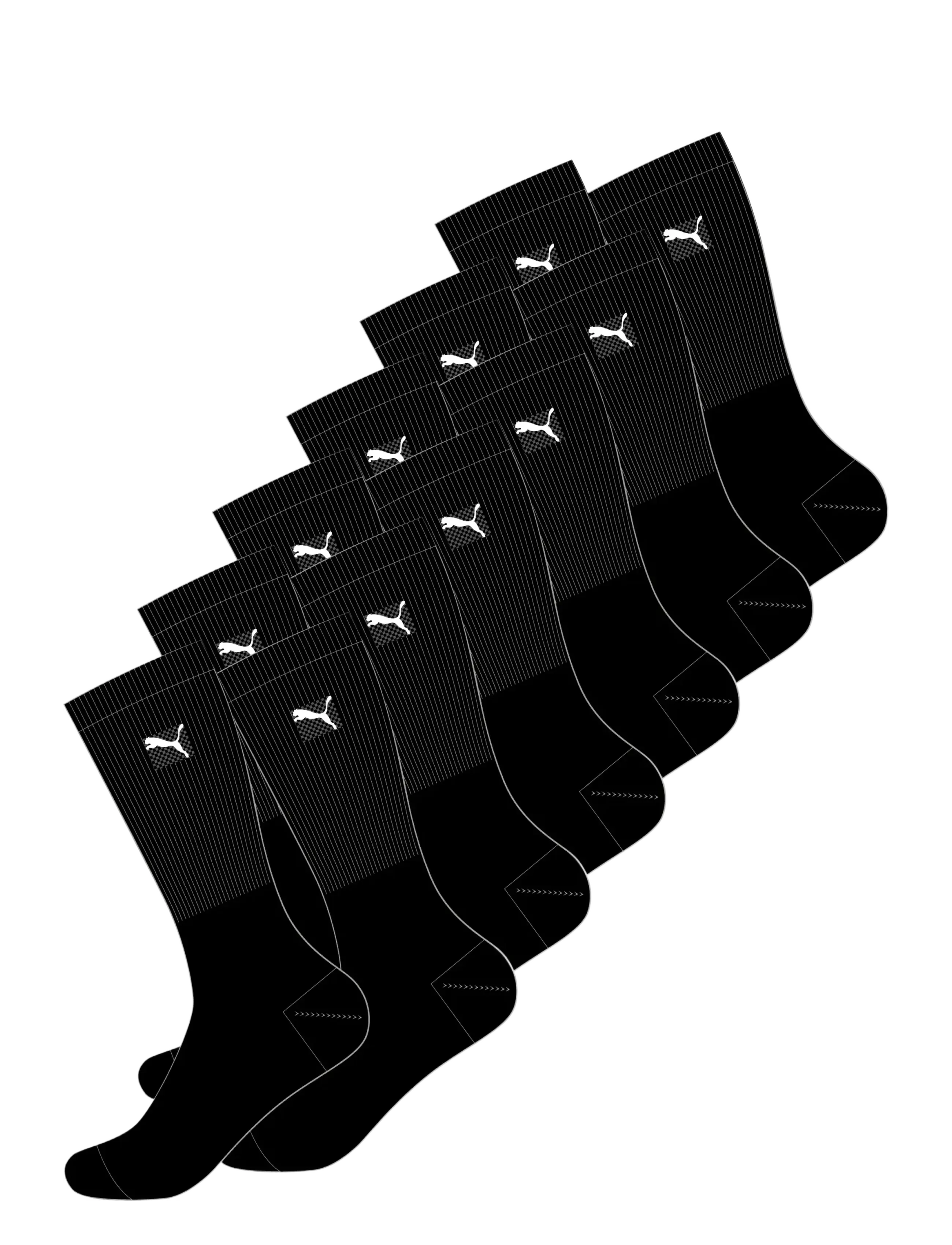PUMA - PUMA CREW SOCK 12P ECOM - strümpfe - black - 2