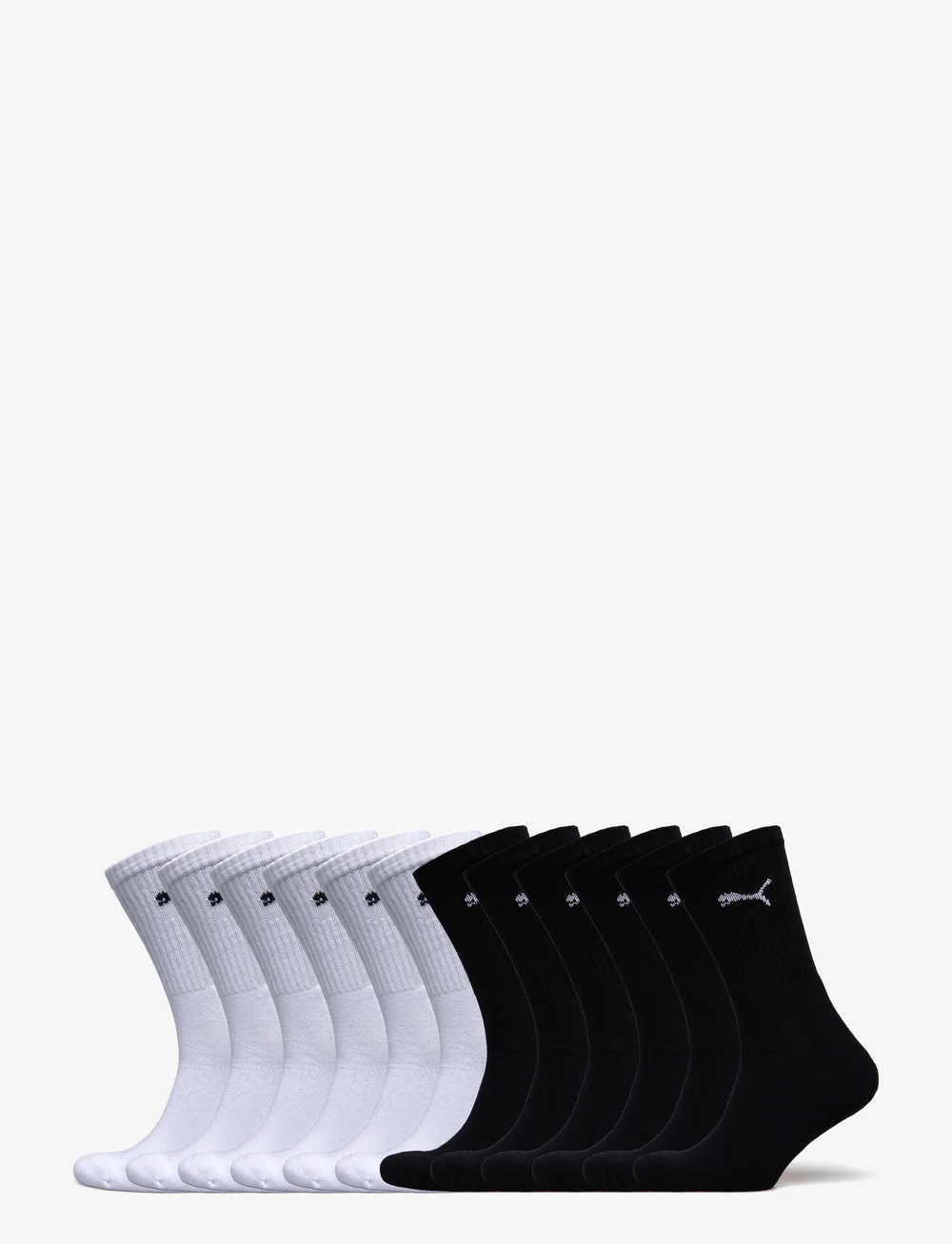PUMA - PUMA CREW SOCK 12P ECOM - träningsstrumpor - black / white - 0