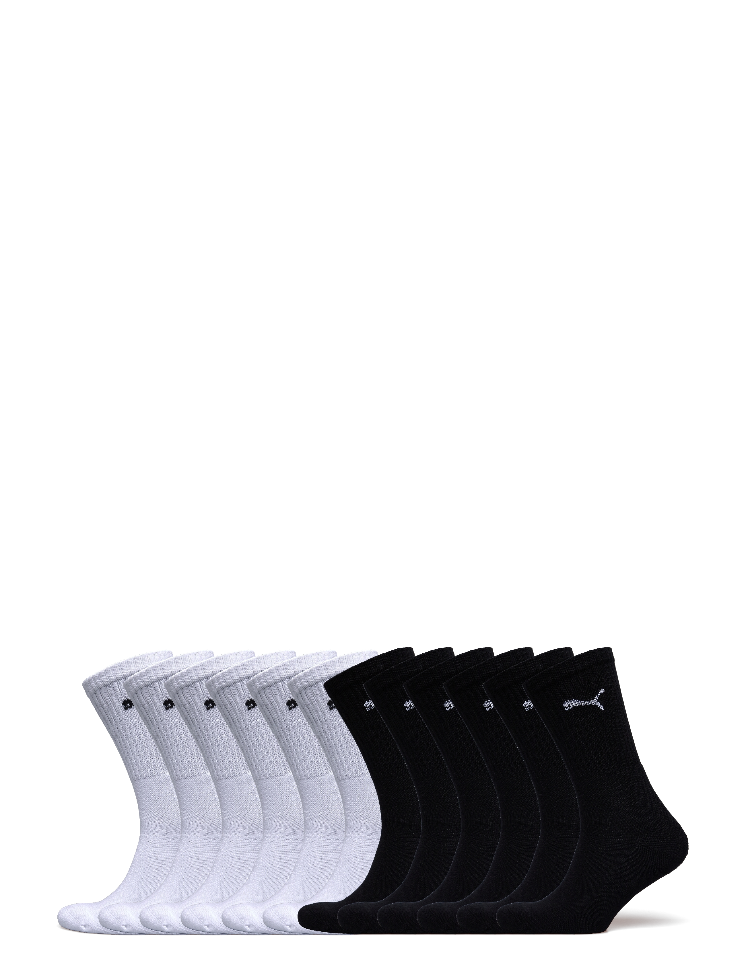 PUMA - PUMA CREW SOCK 12P ECOM - chaussettes de sport - black / white - 0