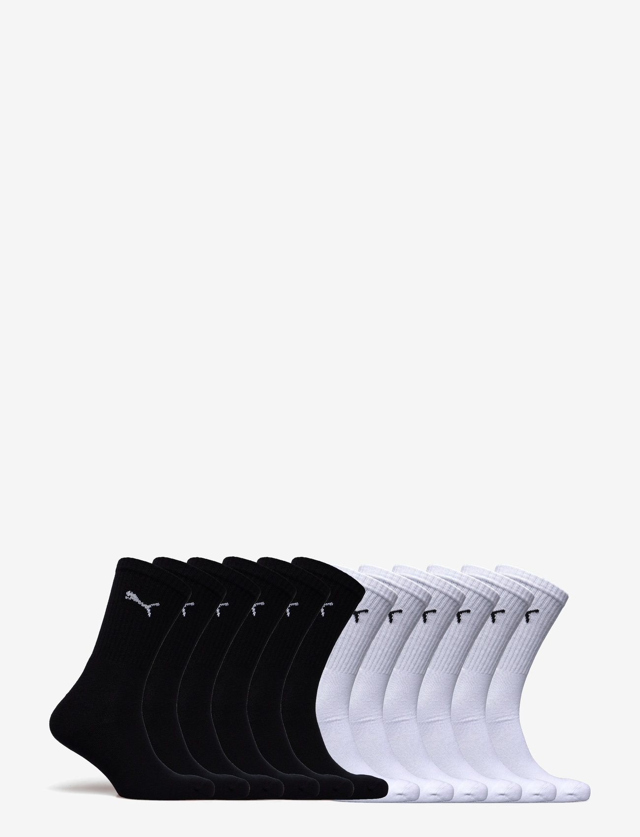 PUMA - PUMA CREW SOCK 12P - sportstrømper - black / white - 1