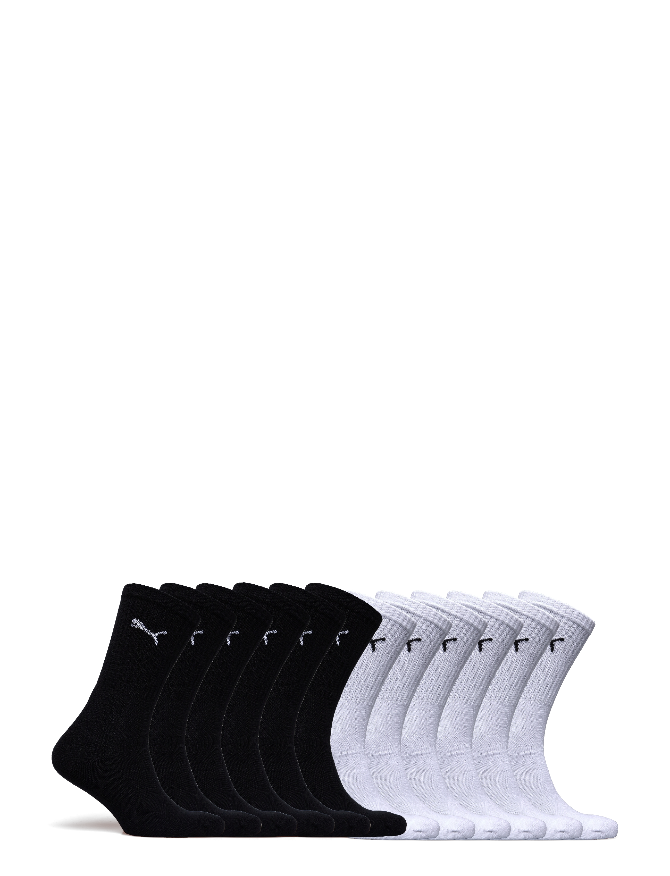 PUMA - PUMA CREW SOCK 12P ECOM - chaussettes de sport - black / white - 1