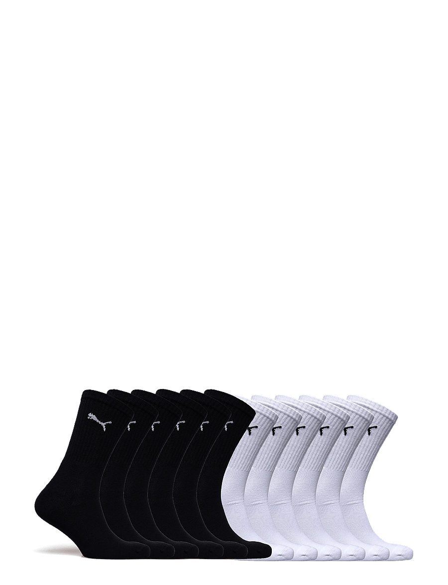 PUMA - PUMA CREW SOCK 12P ECOM - chaussettes de sport - black / white - 1