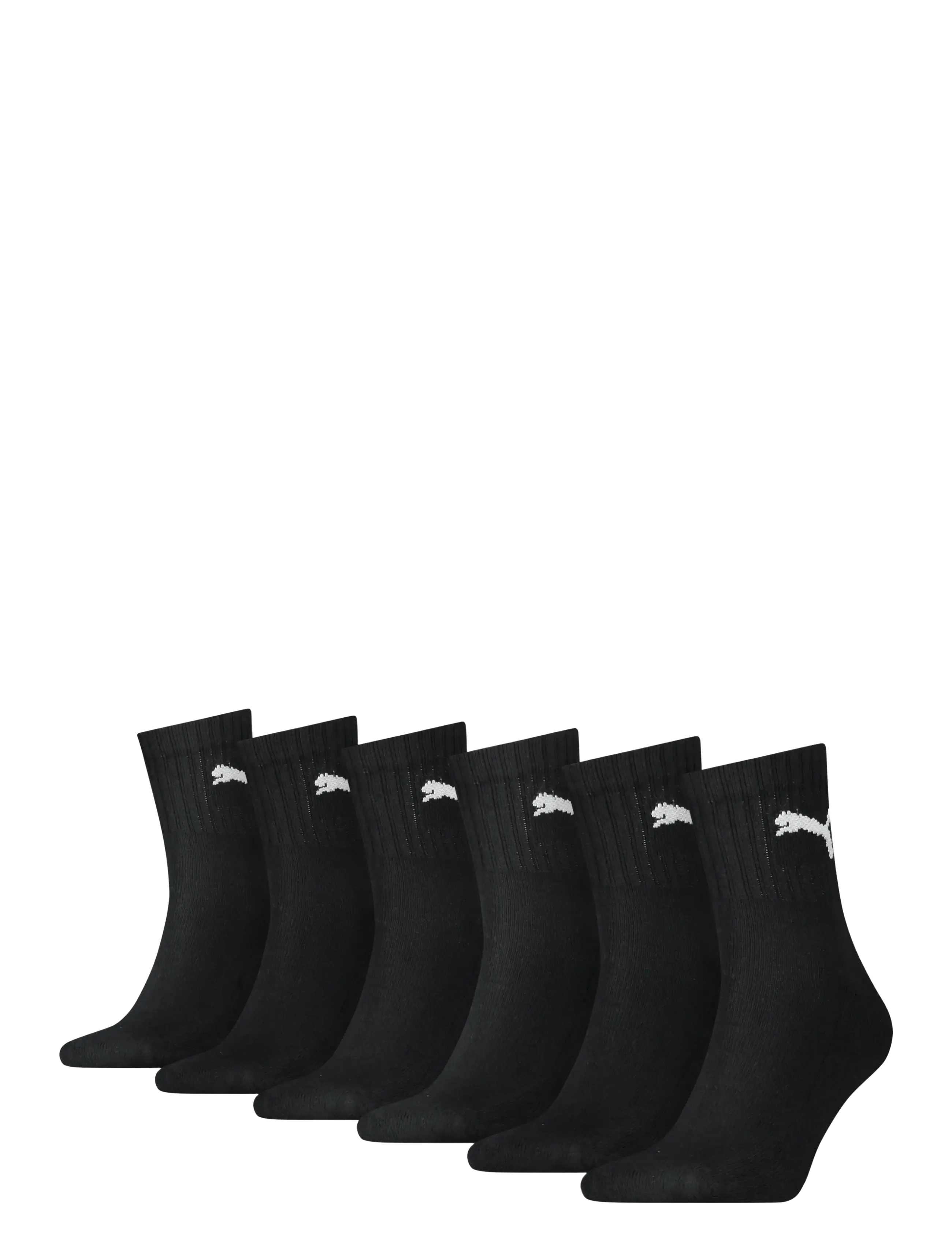 PUMA Puma Kurz Crew 6P Unisex Ecom Schwarz - 47-49 - Damen