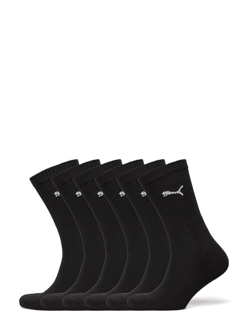 PUMA - PUMA UNISEX CREW SOCK 6P ECOM - sportstrømper - black - 0