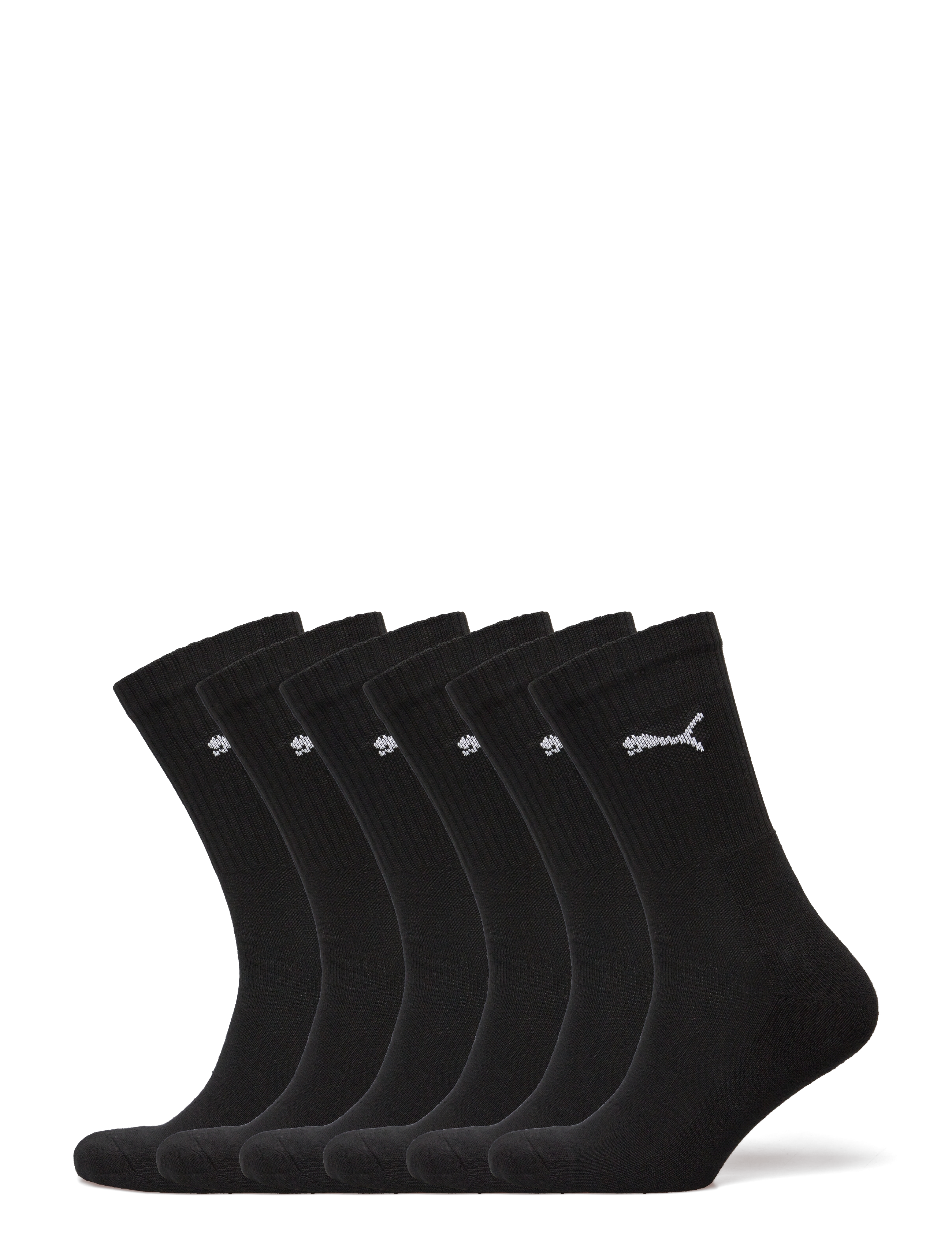 PUMA PUMA UNISEX CREW SOCK 6P ECOM - PUMA - BLACK / black