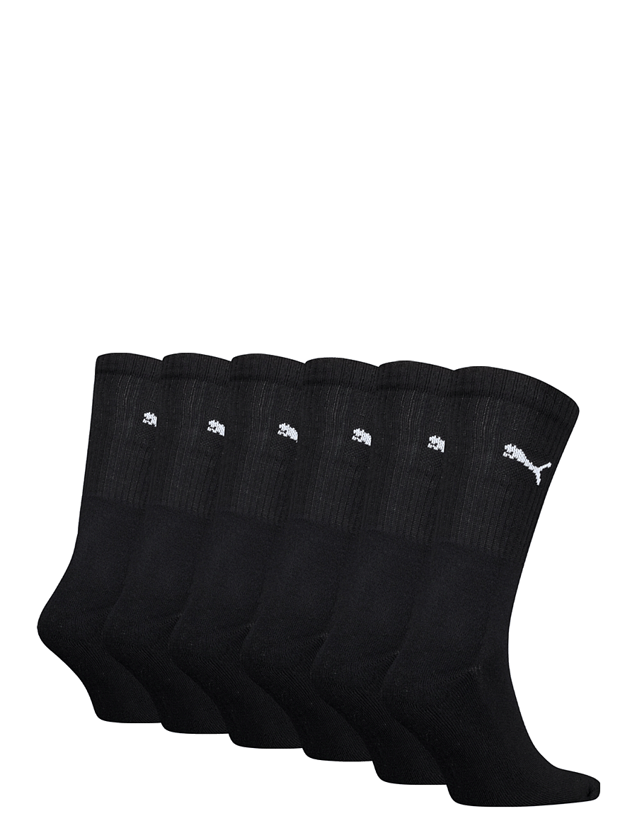 PUMA - PUMA UNISEX CREW SOCK 6P ECOM - spordisokid - black - 1