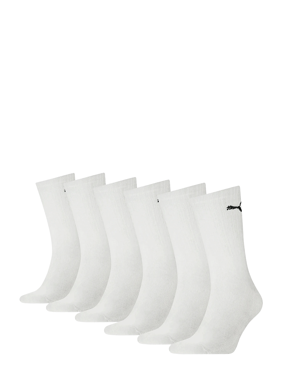 PUMA - PUMA UNISEX CREW SOCK 6P ECOM - treningssokker - white - 0
