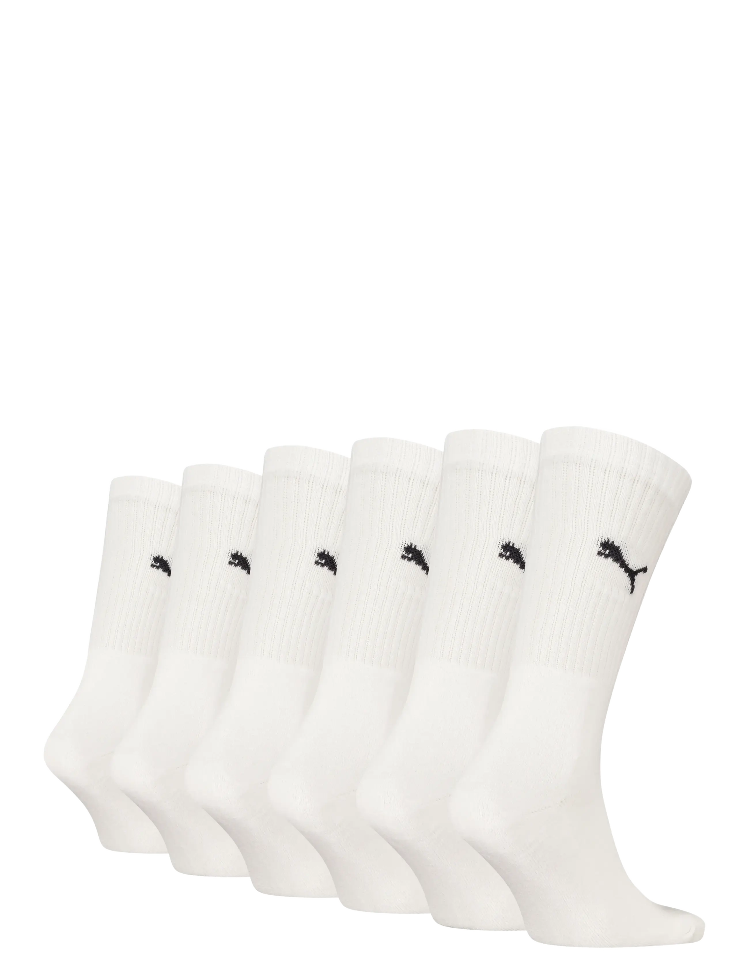 PUMA - PUMA UNISEX CREW SOCK 6P ECOM - treningssokker - white - 1