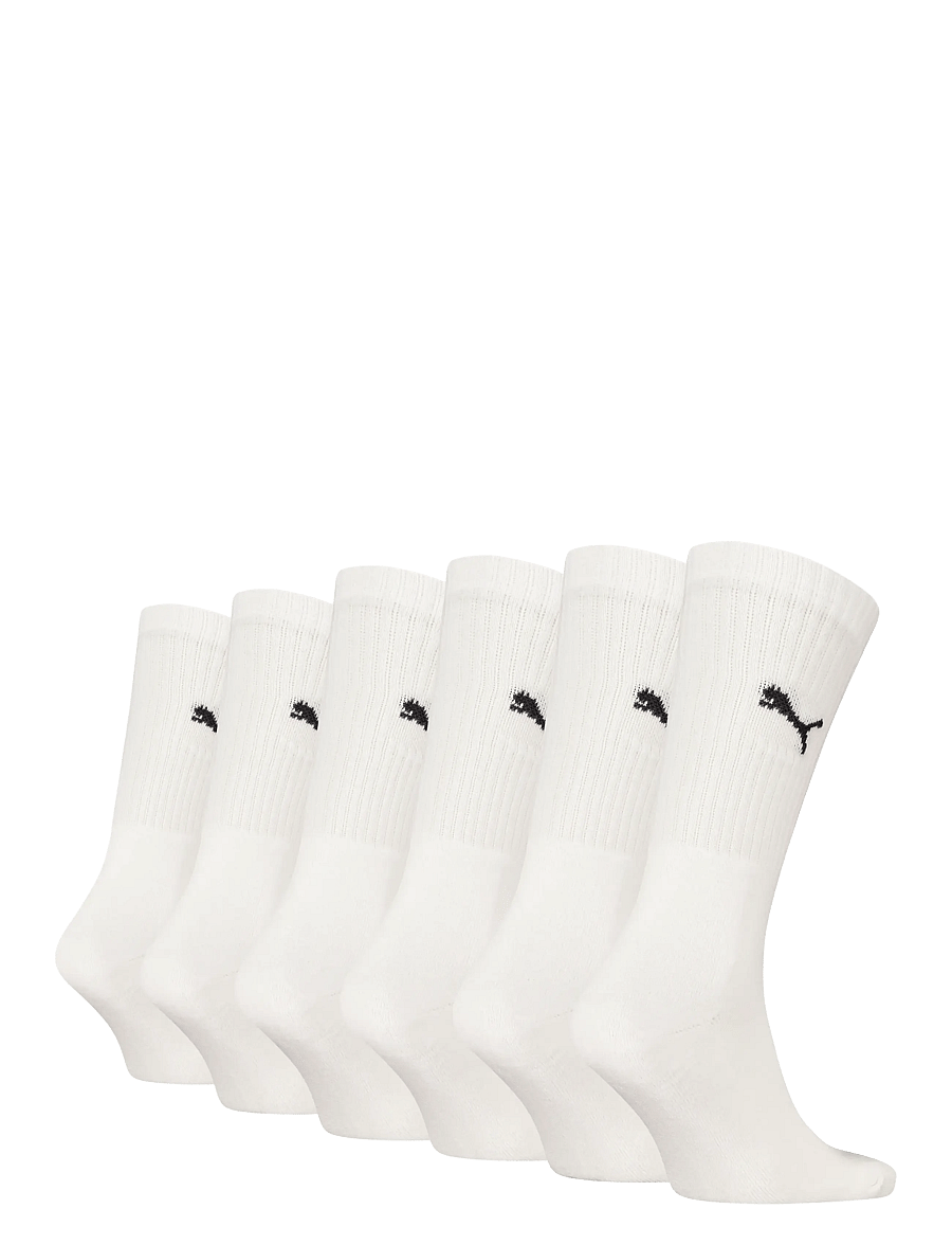 PUMA - PUMA UNISEX CREW SOCK 6P ECOM - treningssokker - white - 1