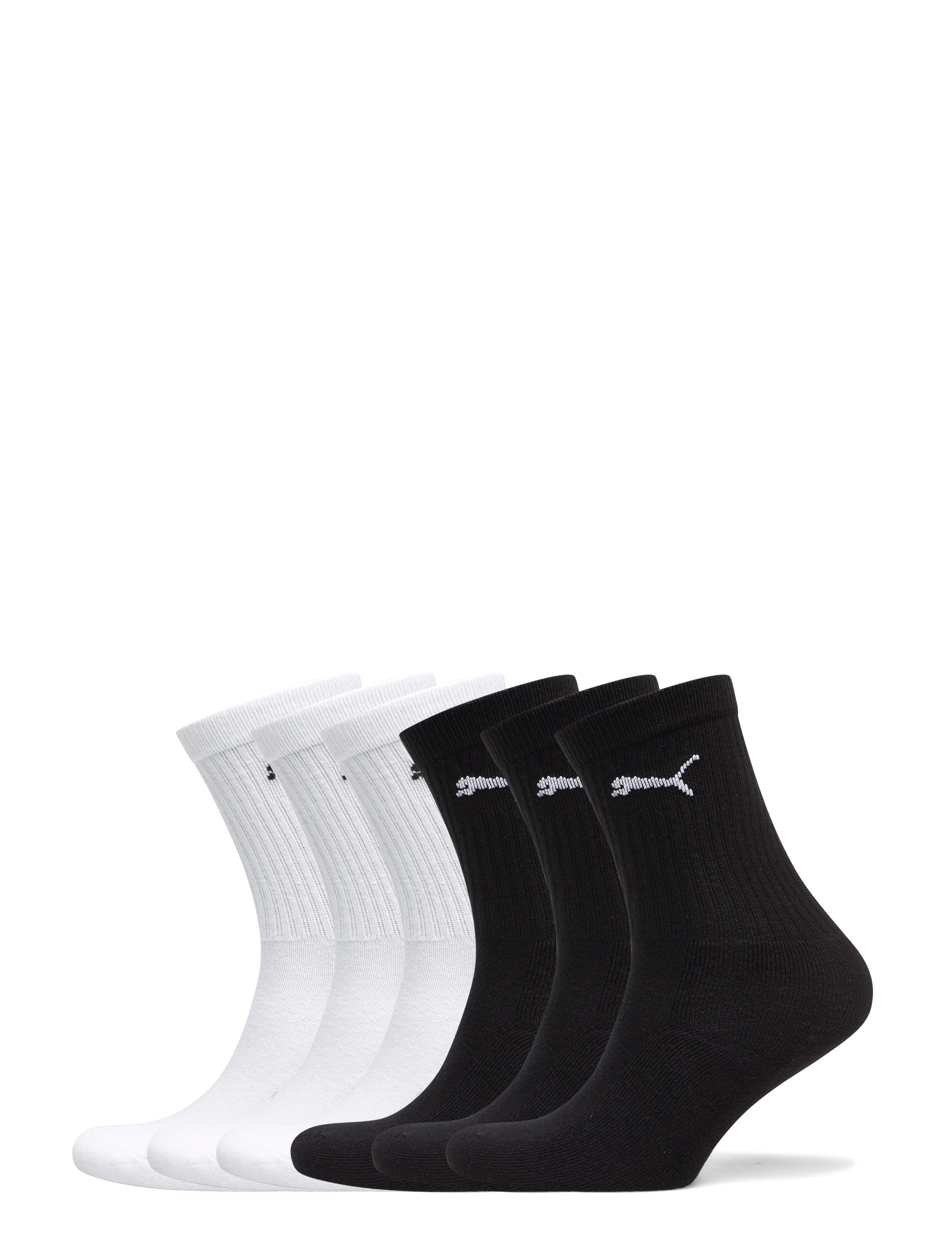 PUMA Puma Junior Crew Sock 6P Ecom, 35-38, Multi/patterned, Sokker & Strømpebukser > Sokker, Børn