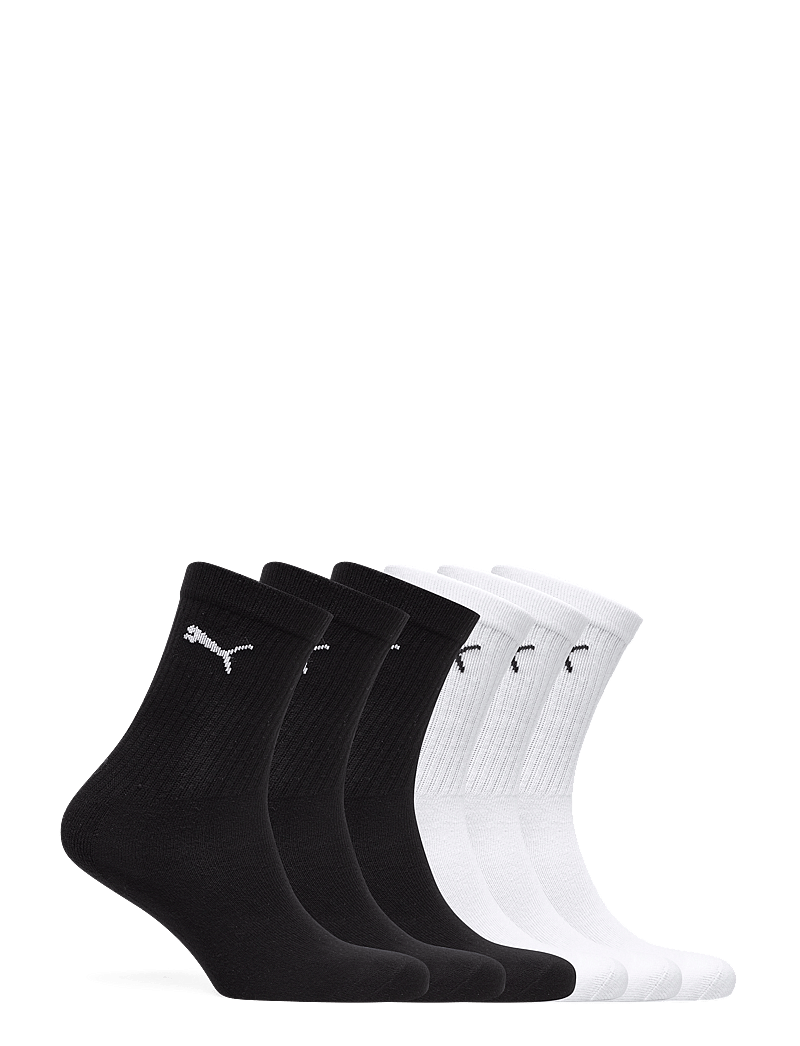 PUMA - PUMA JUNIOR CREW SOCK 6P ECOM - zeķes - black / white - 1