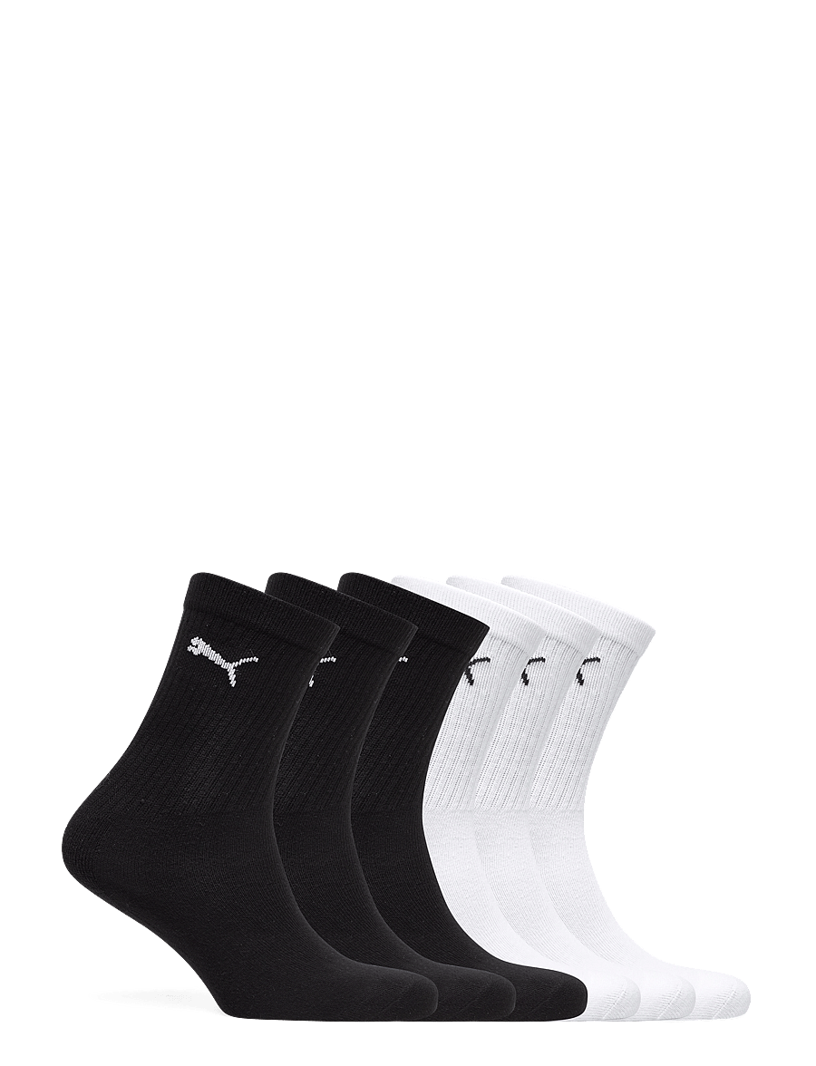 PUMA - PUMA JUNIOR CREW SOCK 6P ECOM - strumpor - black / white - 1
