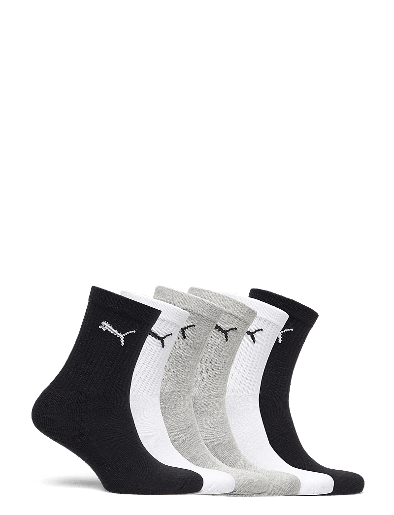 PUMA - PUMA JUNIOR CREW SOCK 6P ECOM - strümpfe - black/white/grey - 1