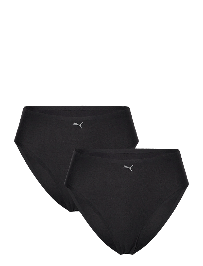 PUMA - PUMA WOMEN ONE SIZE BRIEF 2P HANG - undertøj - black - 1