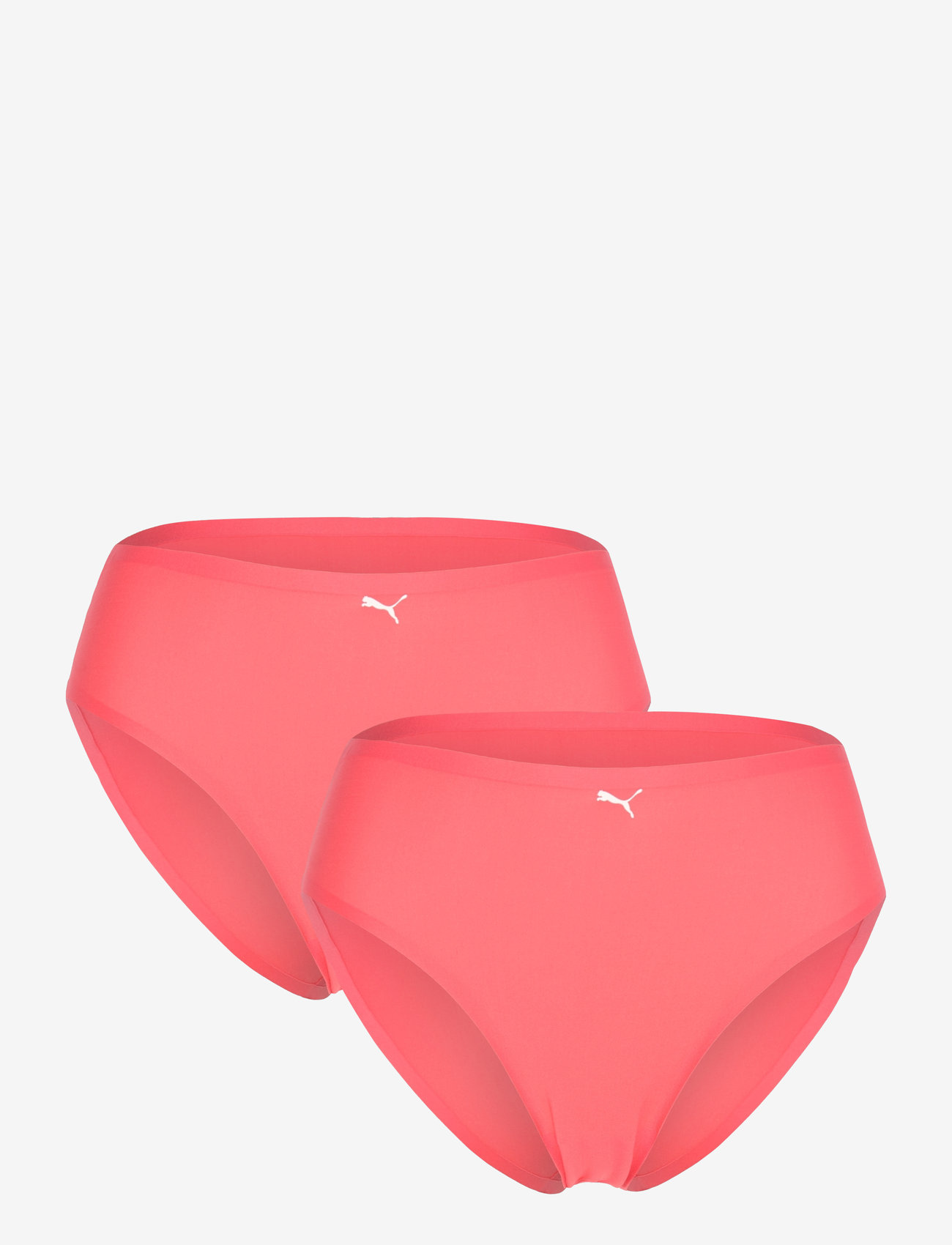 PUMA - PUMA WOMEN ONE SIZE BRIEF 2P H - underwear - coral - 0