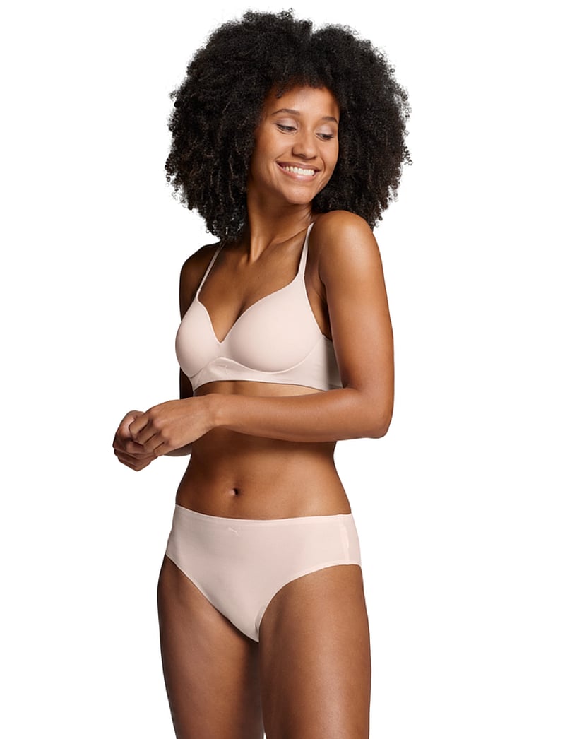 PUMA - PUMA WOMEN ONE SIZE BRIEF 2P HANG - undertøj - rose dust - 0