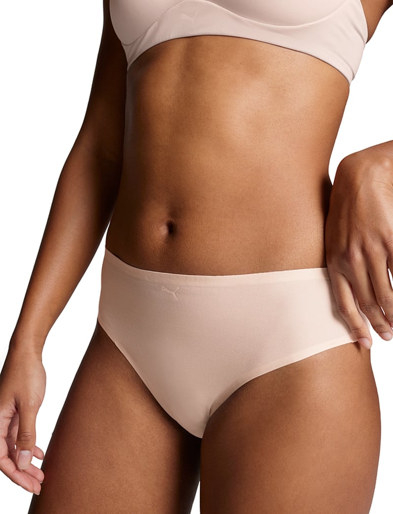 PUMA - PUMA WOMEN ONE SIZE BRIEF 2P HANG - undertøj - rose dust - 3