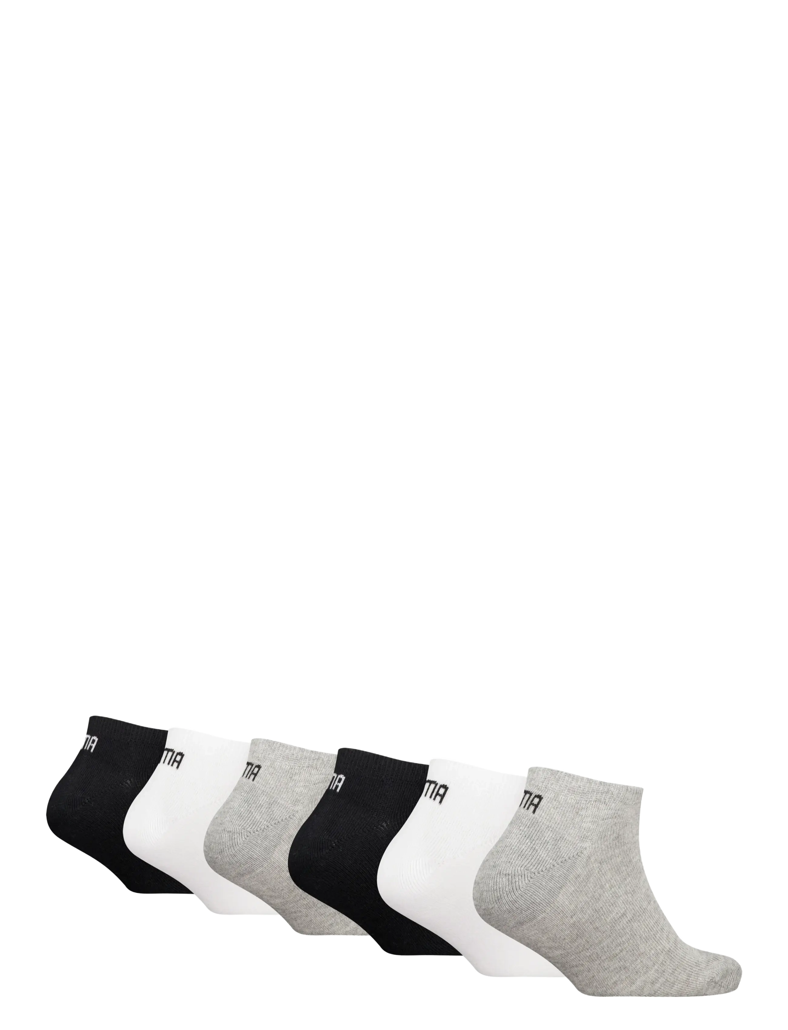 PUMA - PUMA KIDS INVISIBLE 6P ECOM - socks - grey/white/black - 1