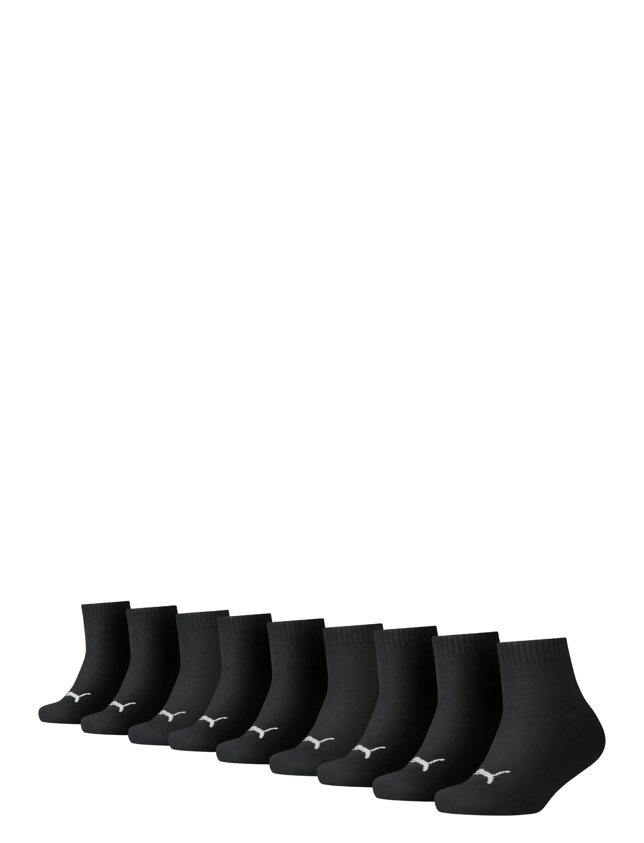 PUMA Puma Kids Quarter 9P Ecom, 23-26, Black, Sokker & Strømpebukser > Sokker, Børn