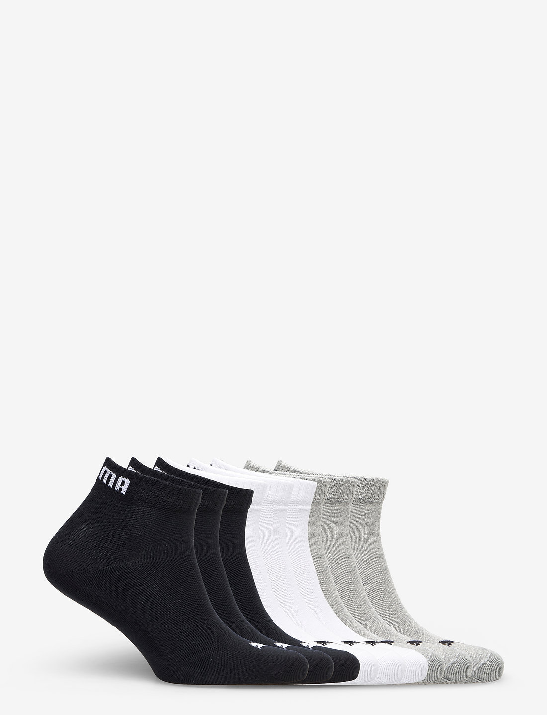 PUMA - PUMA KIDS QUARTER 9P ECOM - strømper - grey/white/black - 1