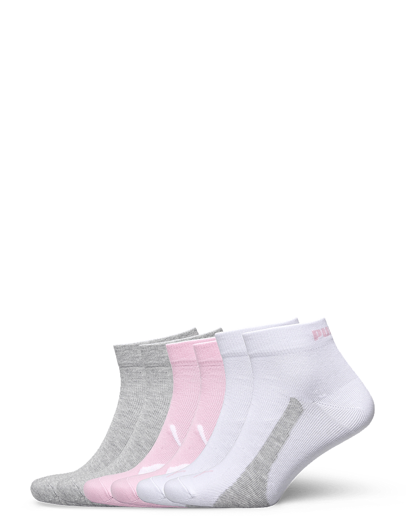 PUMA - PUMA KIDS BWT QUARTER 6P ECOM - strømper - pink/grey - 0