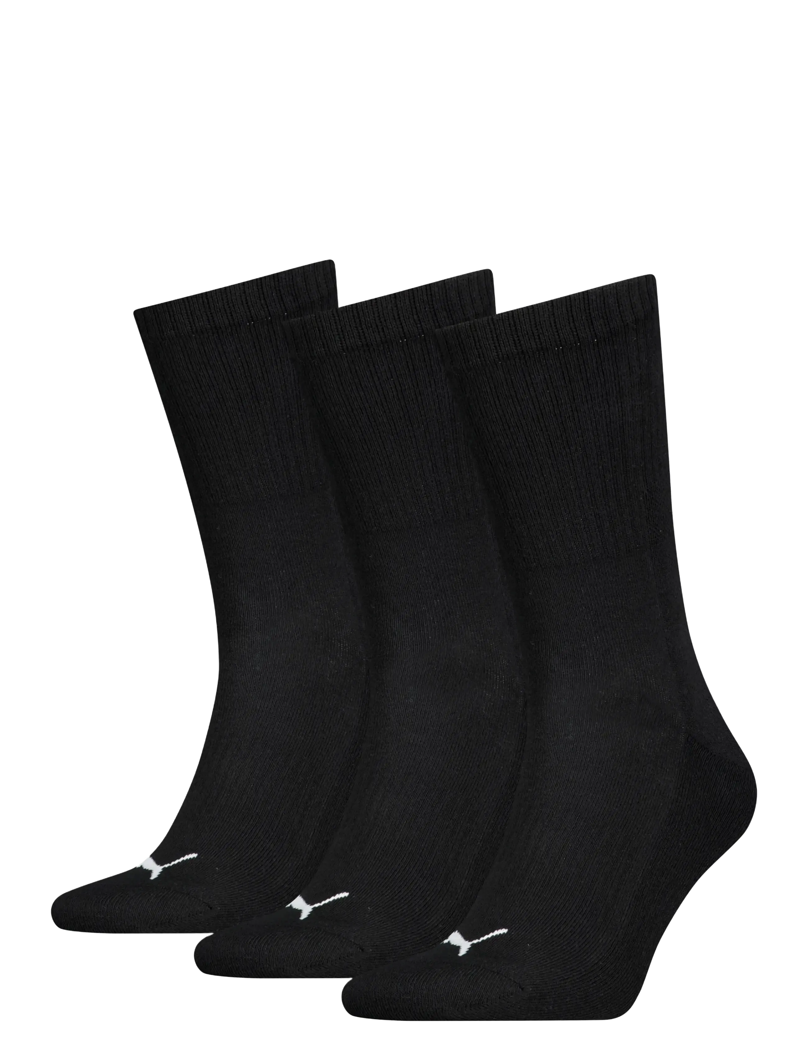 PUMA Puma Unisex Cushioned Next Crew 3, 35-38, Black, Sokker > Almindelige Sokker, Herre
