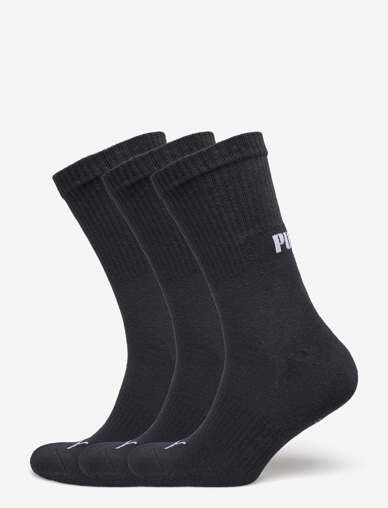 PUMA - PUMA UNISEX CUSHIONED NEXT CREW 3P - sport socks - black - 0