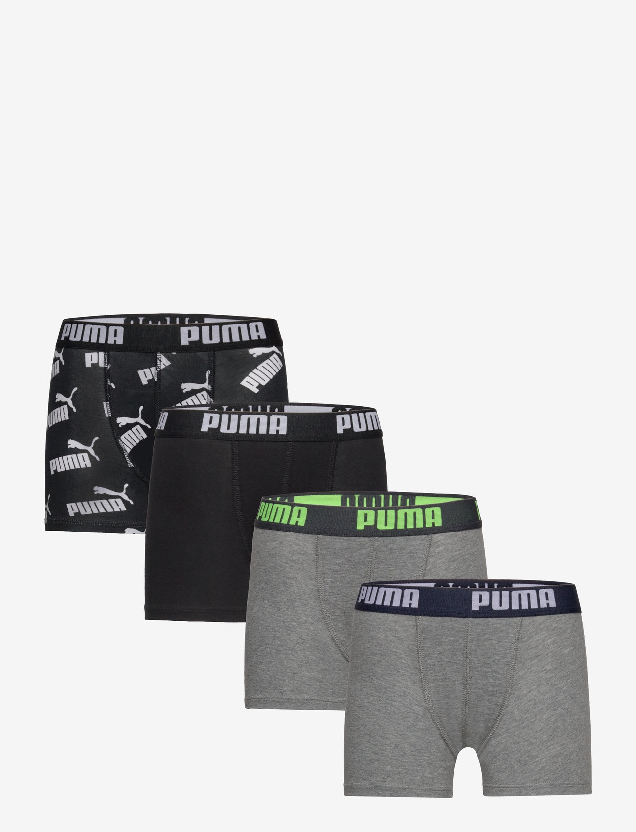 PUMA - PUMA BOYS BASIC BOXER AOP 4P EC - black combo - 0
