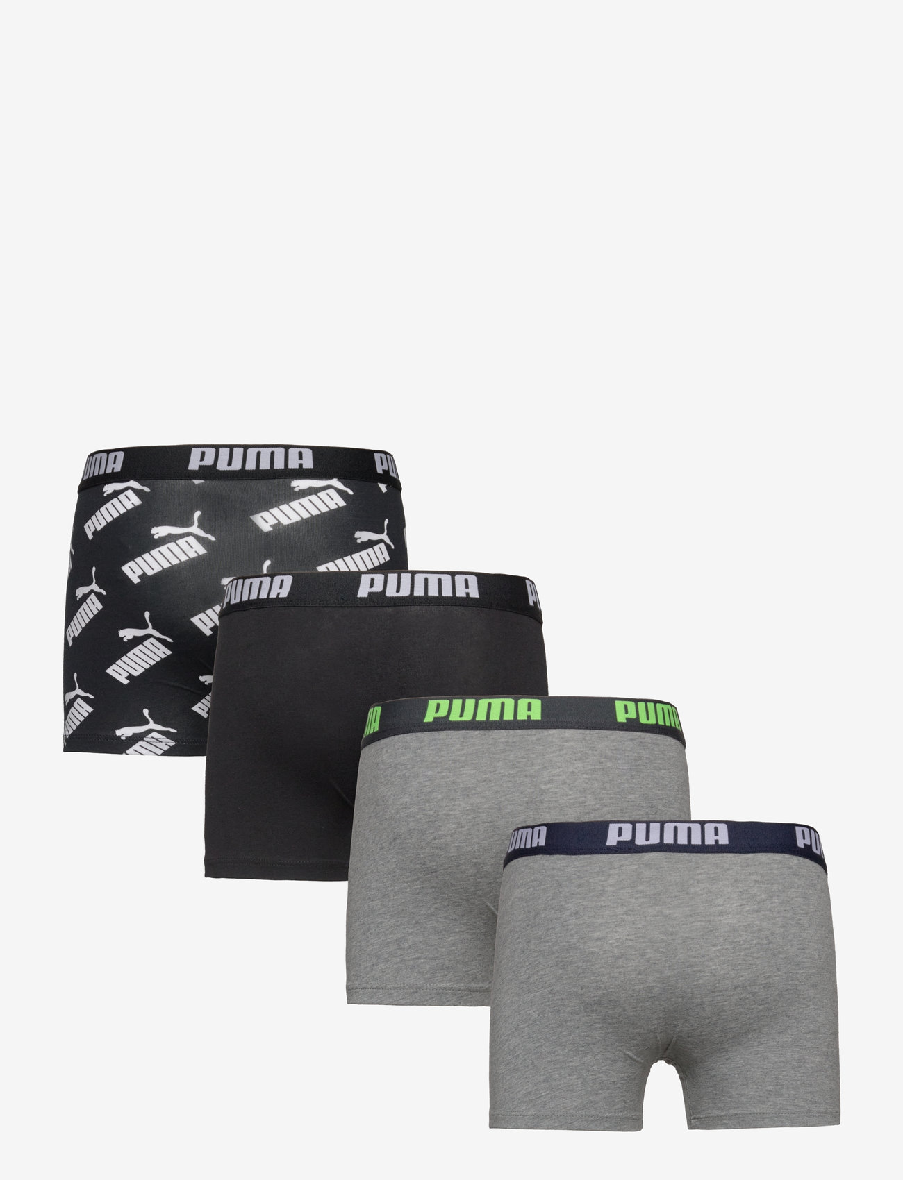 PUMA - PUMA BOYS BASIC BOXER AOP 4P EC - black combo - 1