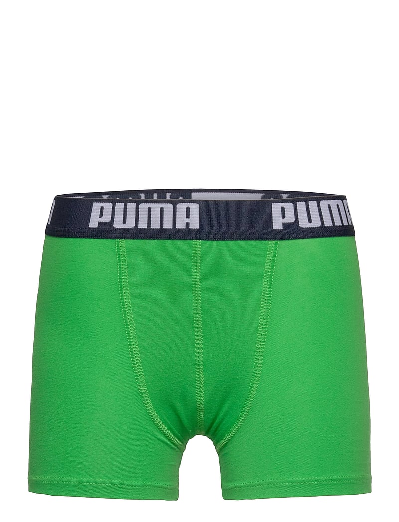 PUMA - PUMA BOYS BASIC BOXER AOP 4P EC - underbukser - blue combo - 2