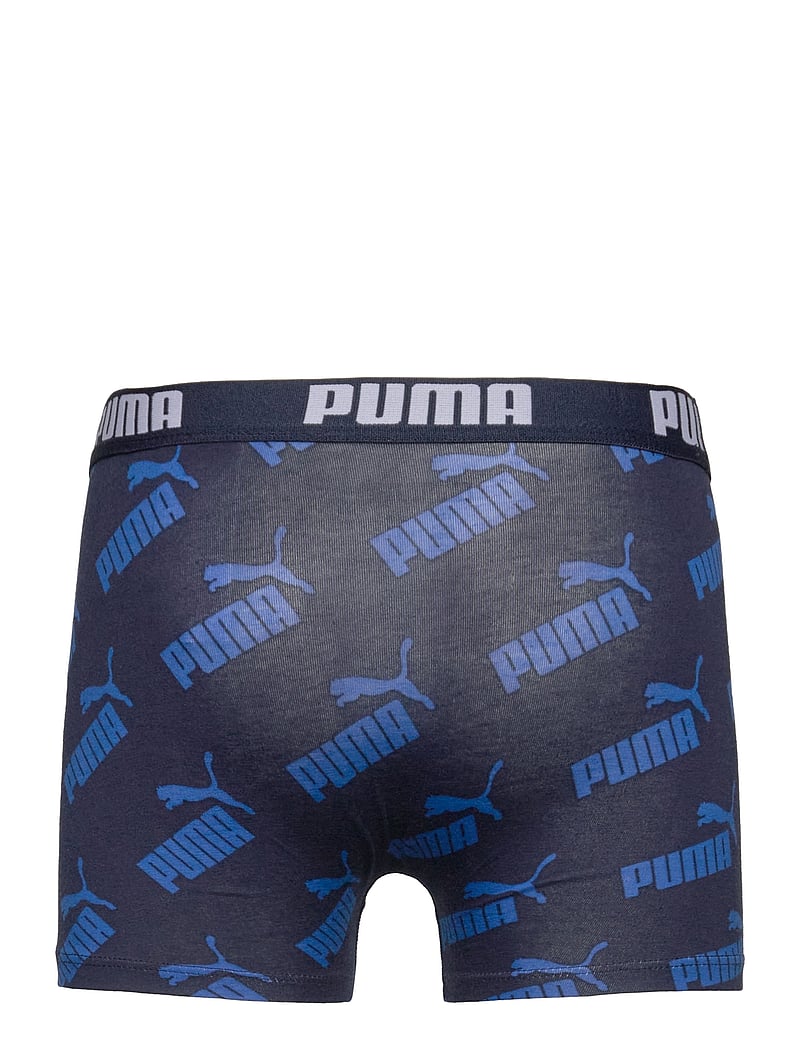 PUMA - PUMA BOYS BASIC BOXER AOP 4P EC - underbukser - blue combo - 5