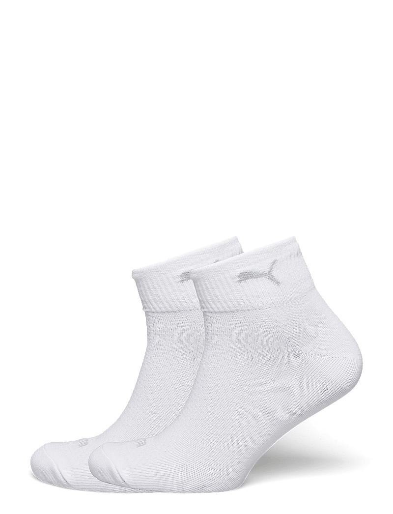 PUMA - PUMA WOMEN QUARTER 2P - undertøj og sokker - white - 0