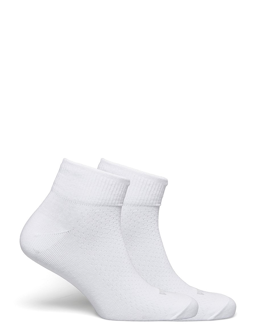 PUMA - PUMA WOMEN QUARTER 2P - undertøj og sokker - white - 1