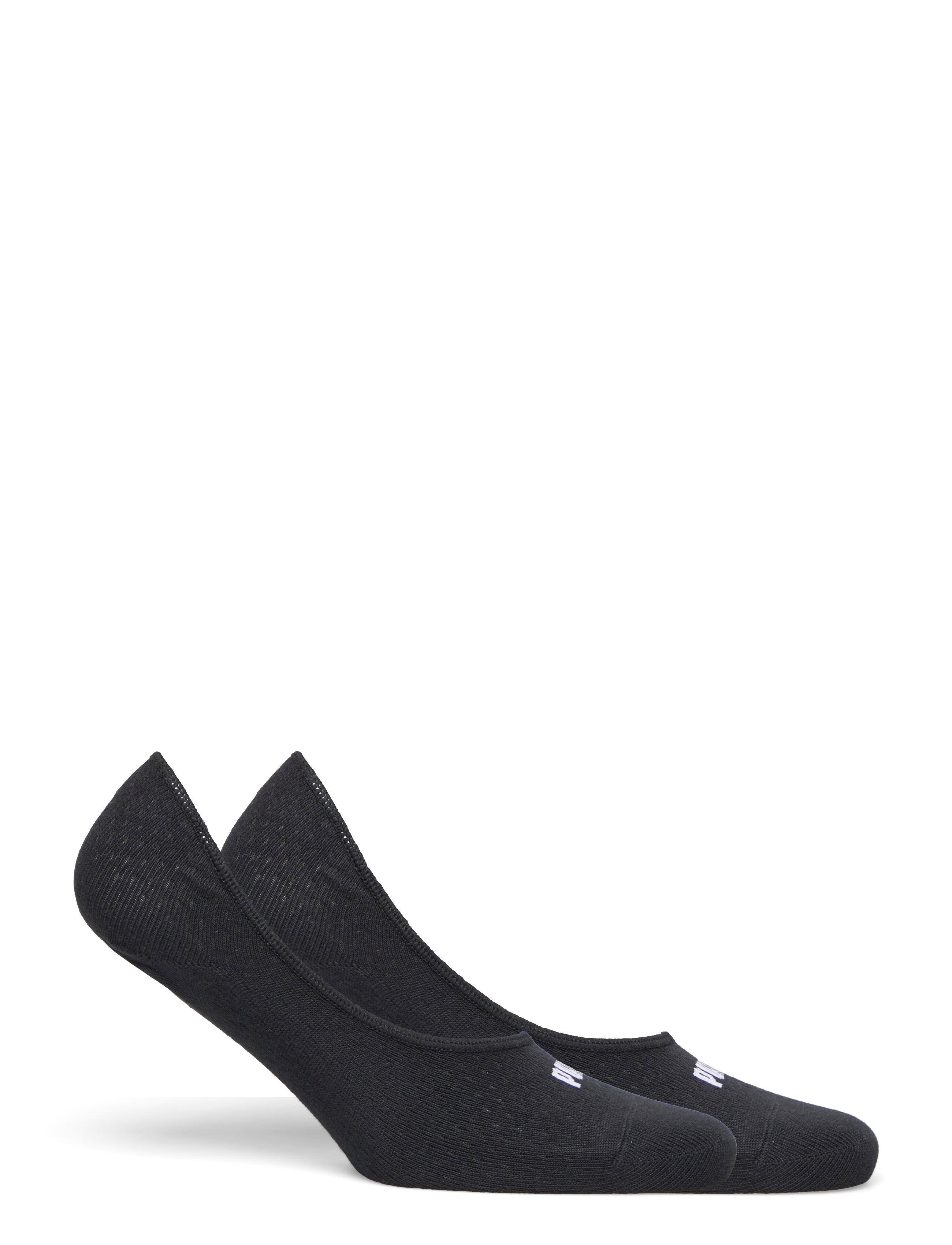 PUMA - PUMA WOMEN MESH FOOTIE 2P - apatinis trikotažas ir kojinės - black - 1