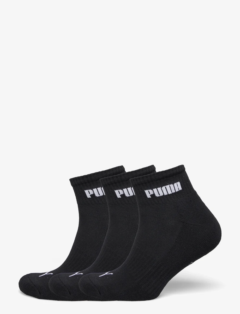 PUMA - PUMA UNISEX CUSHIONED NEXT QUARTE - sportstrømper - black - 0