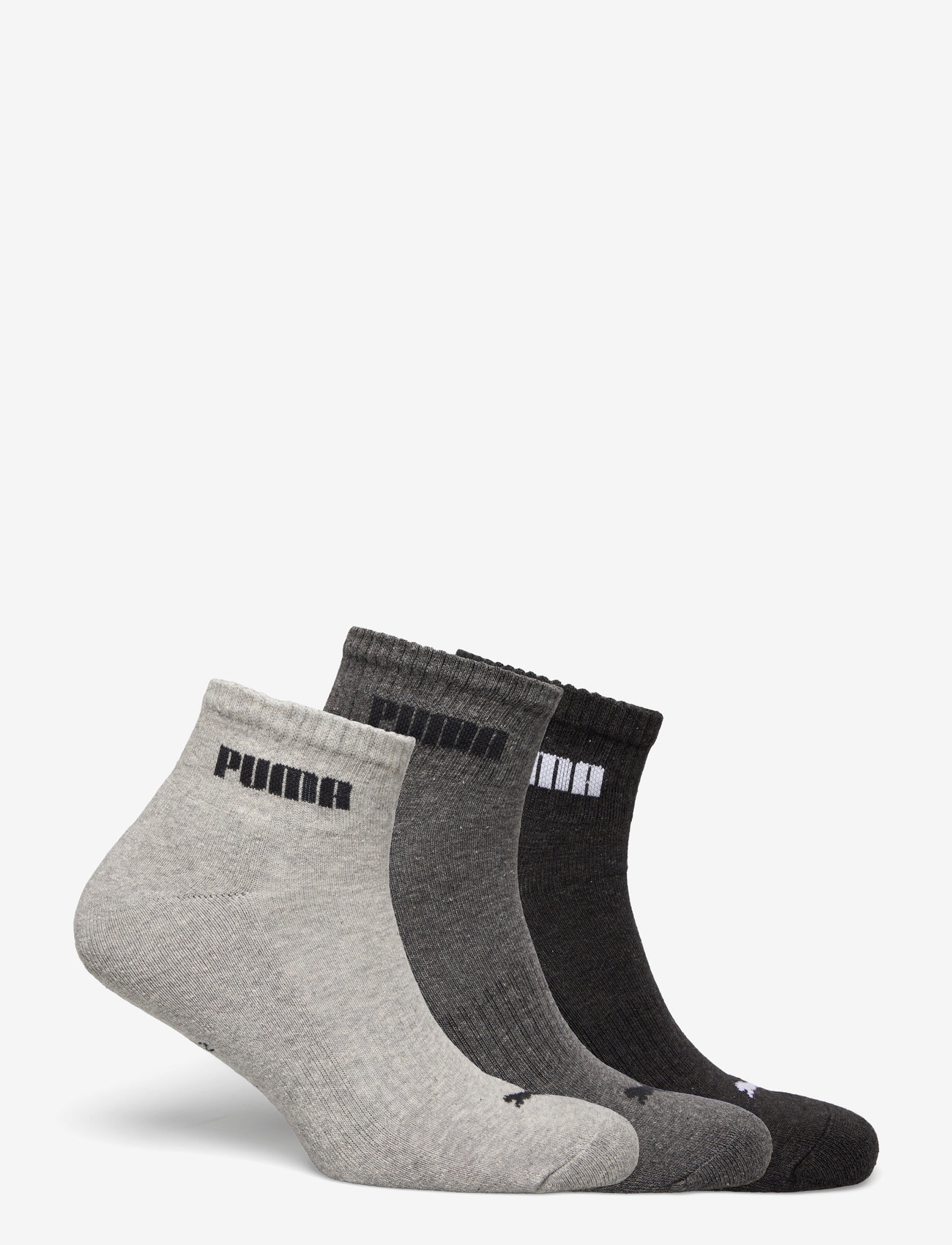 PUMA - PUMA UNISEX CUSHIONED NEXT QUARTER 3P - sportsocken - grey melange - 1