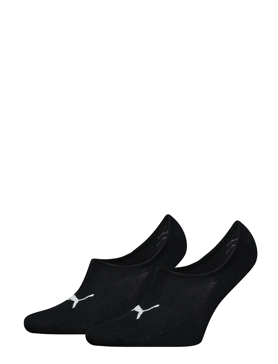 PUMA - PUMA UNISEX HIGH CUT FOOTIE 2P - sportstrømper - black - 0