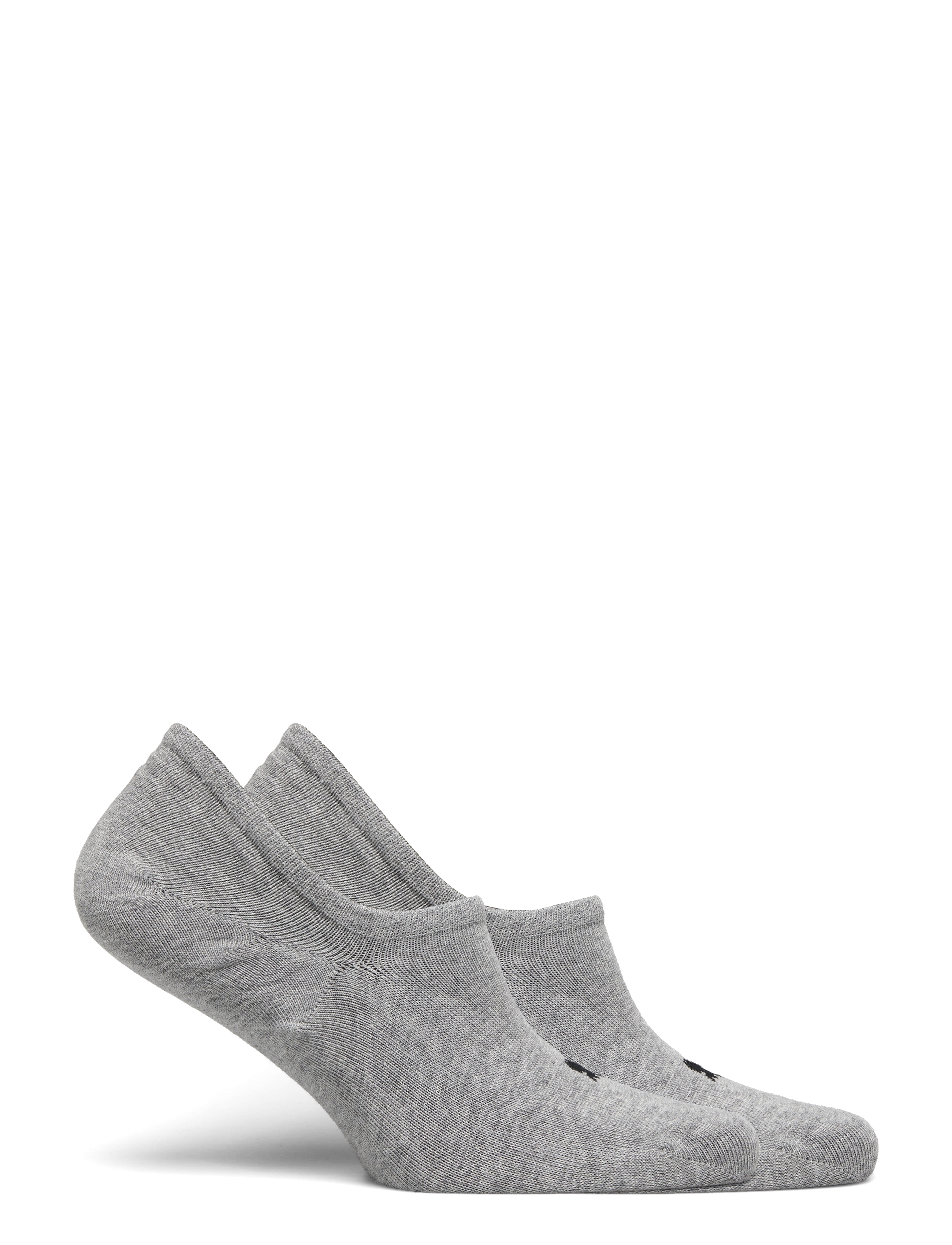 PUMA - PUMA UNISEX HIGH CUT FOOTIE 2P - skarpety sportowe - middle grey melange - 1