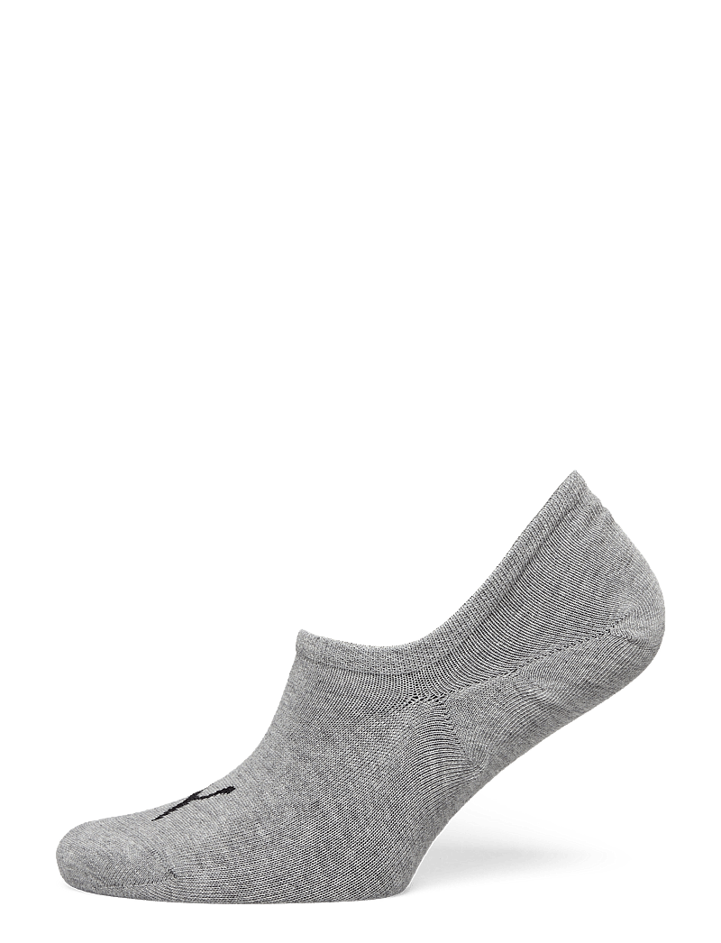 PUMA - PUMA UNISEX HIGH CUT FOOTIE 2P - sportsocken - middle grey melange - 2